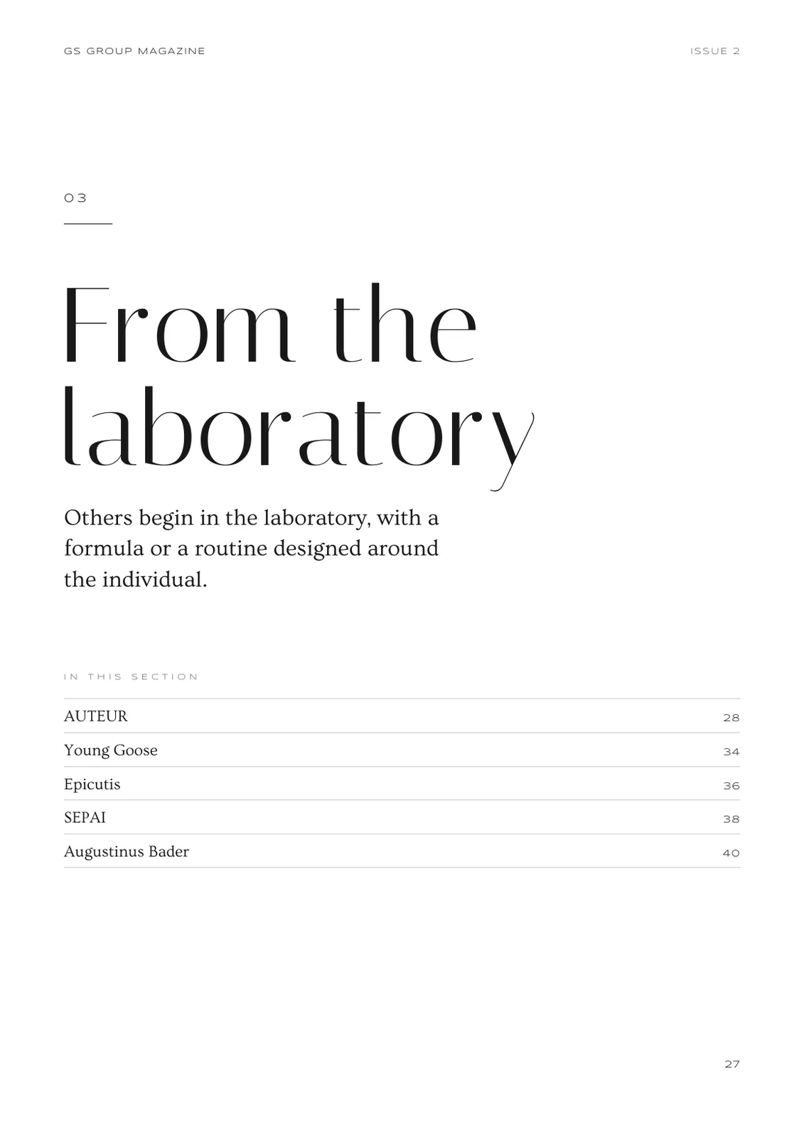 GS Group magazine, Second Edition, page 27