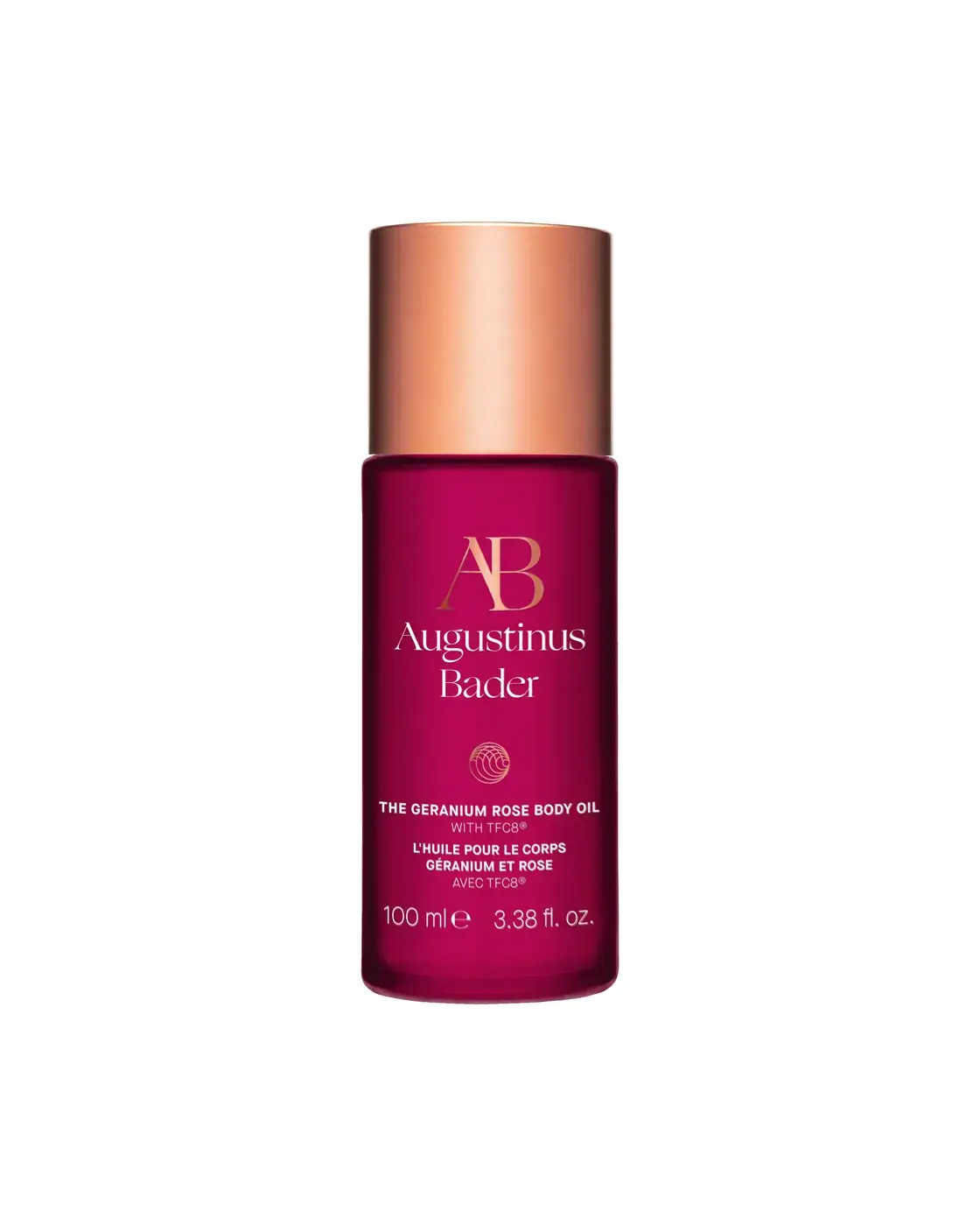 Augustinus Bader The Geranium Rose Body Oil 100ml Augustinus Bader The Geranium Rose Body Oil 100ml, front view