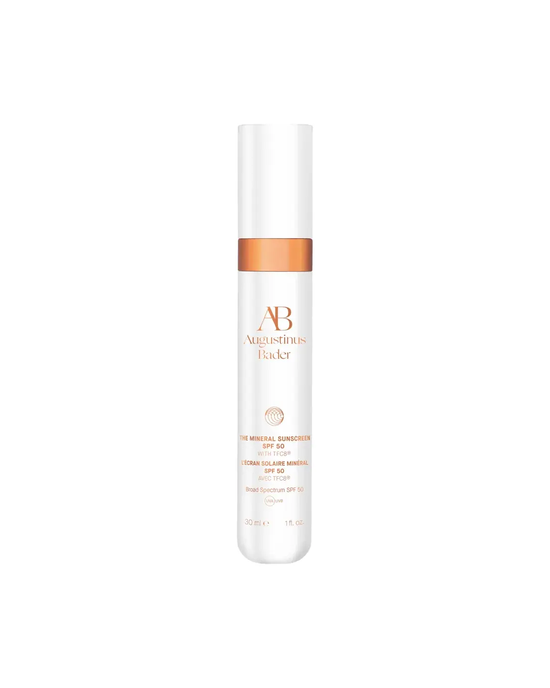 Augustinus Bader The Mineral Sunscreen SPF 50 30ml Augustinus Bader The Mineral Sunscreen SPF 50 30ml, front view