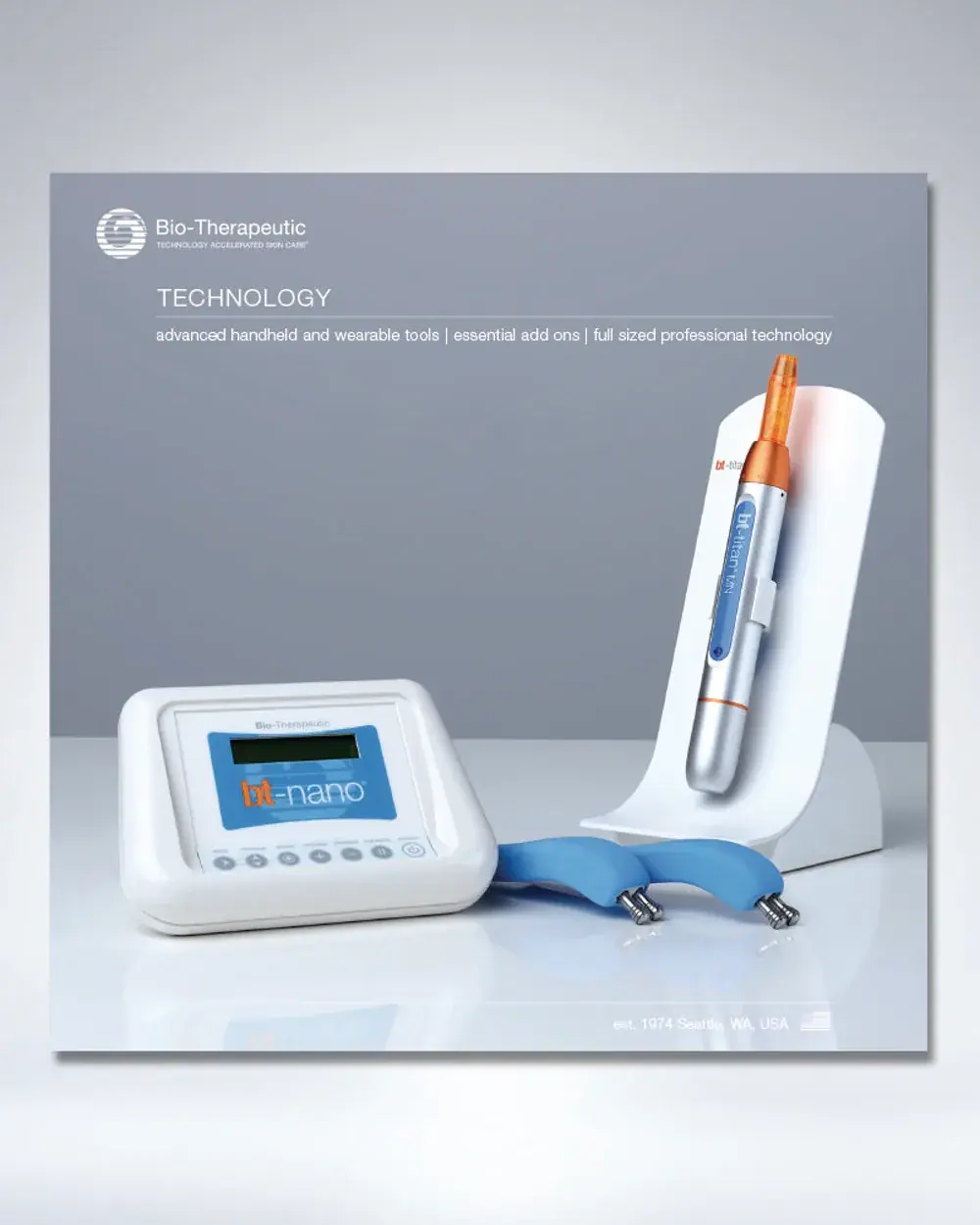 Bio-Therapeutic bt Technology Booklets, front view