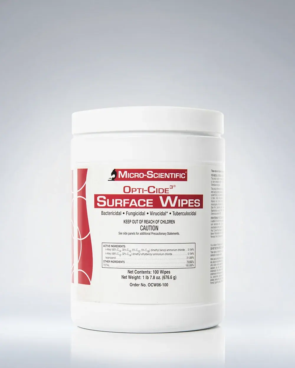 Bio-Therapeutic Opti-Cide 3: Wipes 100 count, front view