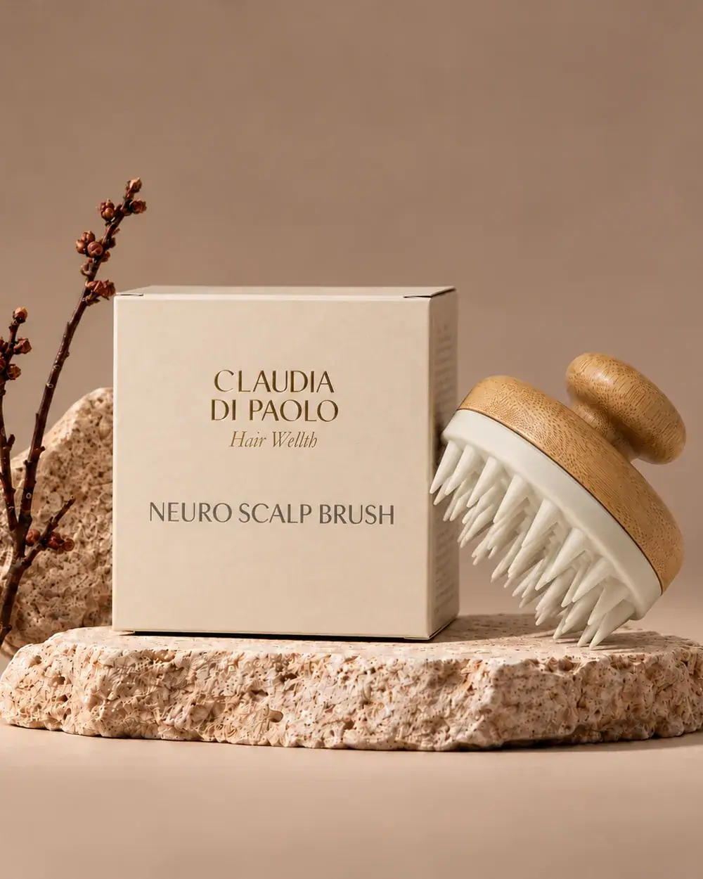 Claudia di Paolo Neuro Scalp Brush Claudia di Paolo Neuro Scalp Brush, front view