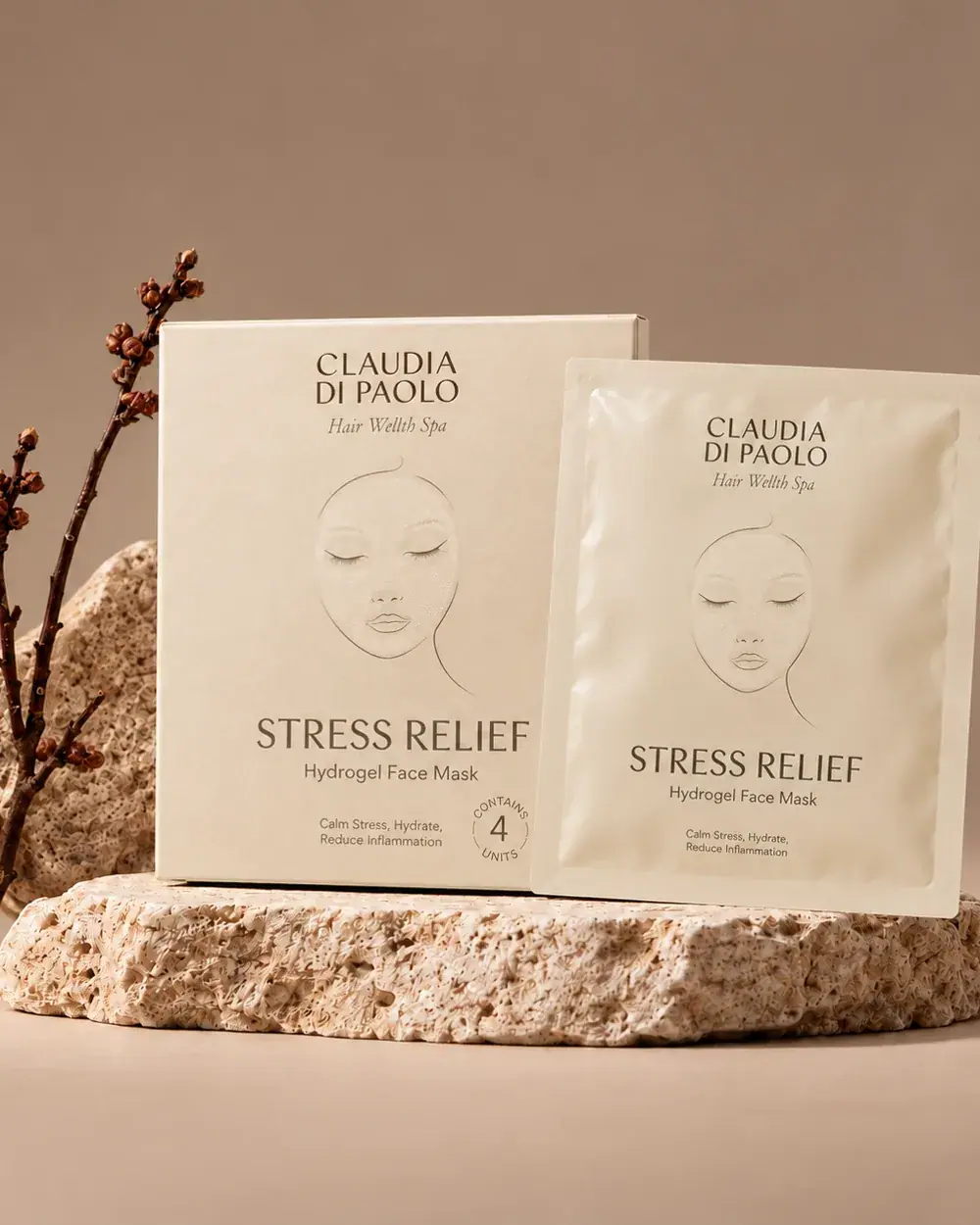 Claudia di Paolo Stress Relief Face Mask Claudia di Paolo Stress Relief Face Mask, front view