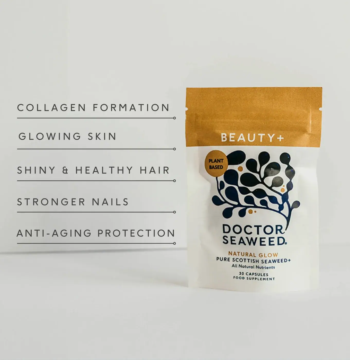 ishga Beauty+ Seaweed Supplements, texture view