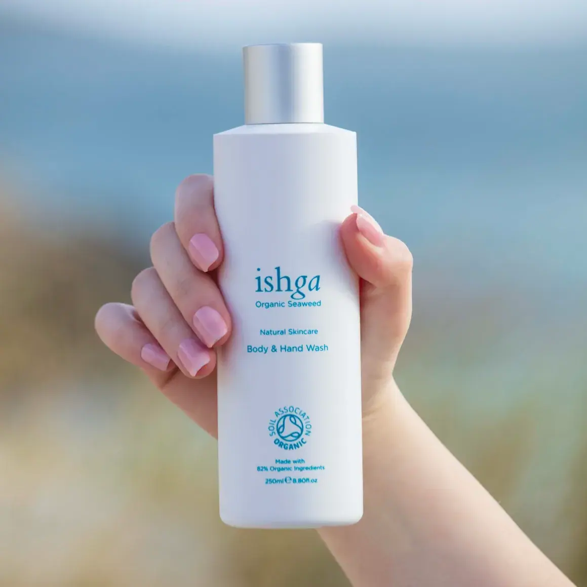 ishga Body & Hand Wash 250ml, texture view