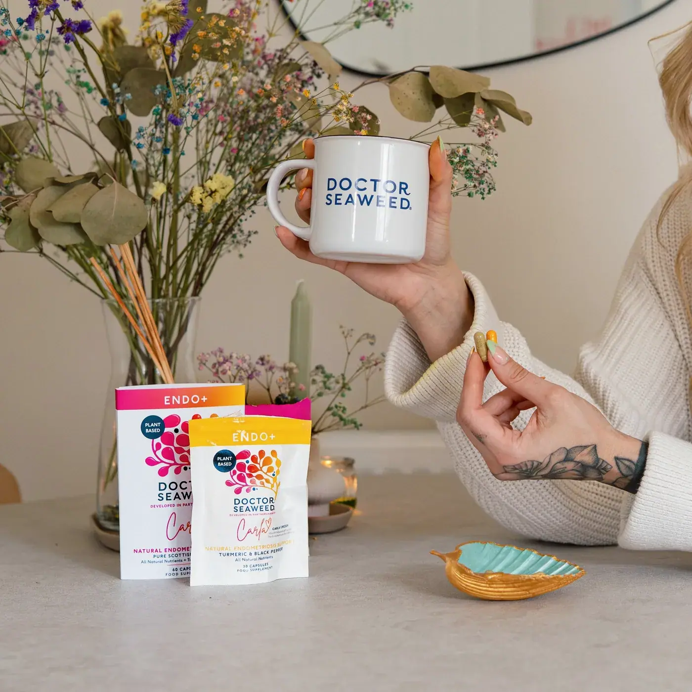 ishga Endo+ Supplements, packaging view