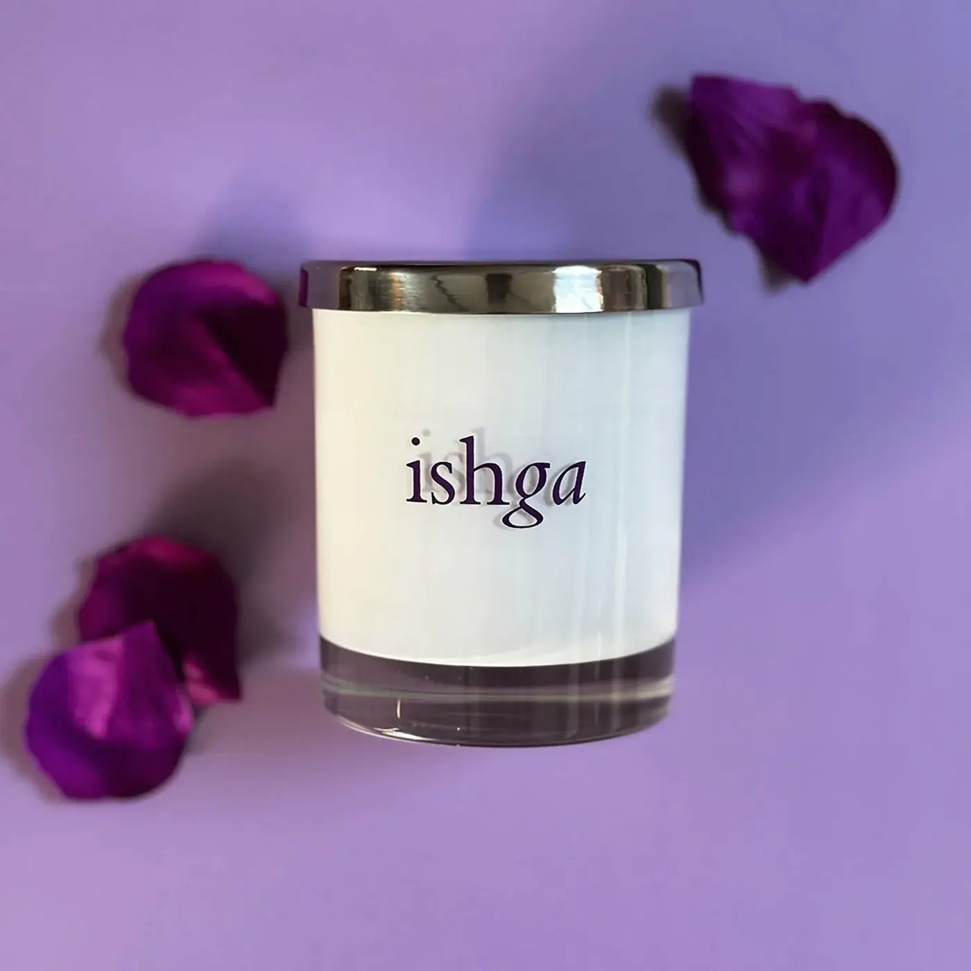 ishga Hebridean Aura Candle 30cl, texture view