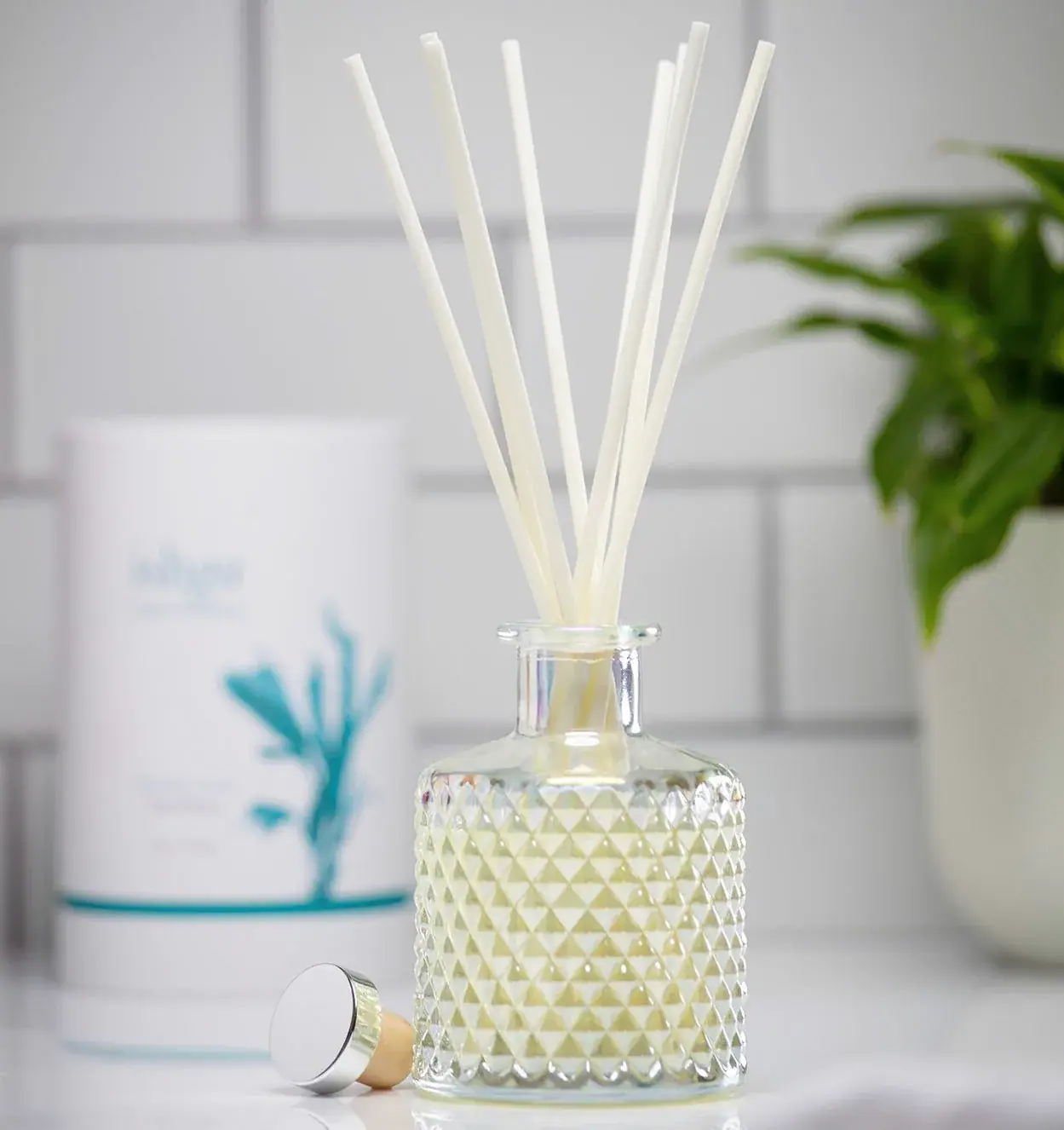ishga Hebridean Dreams Reed Diffuser 200ml, texture view