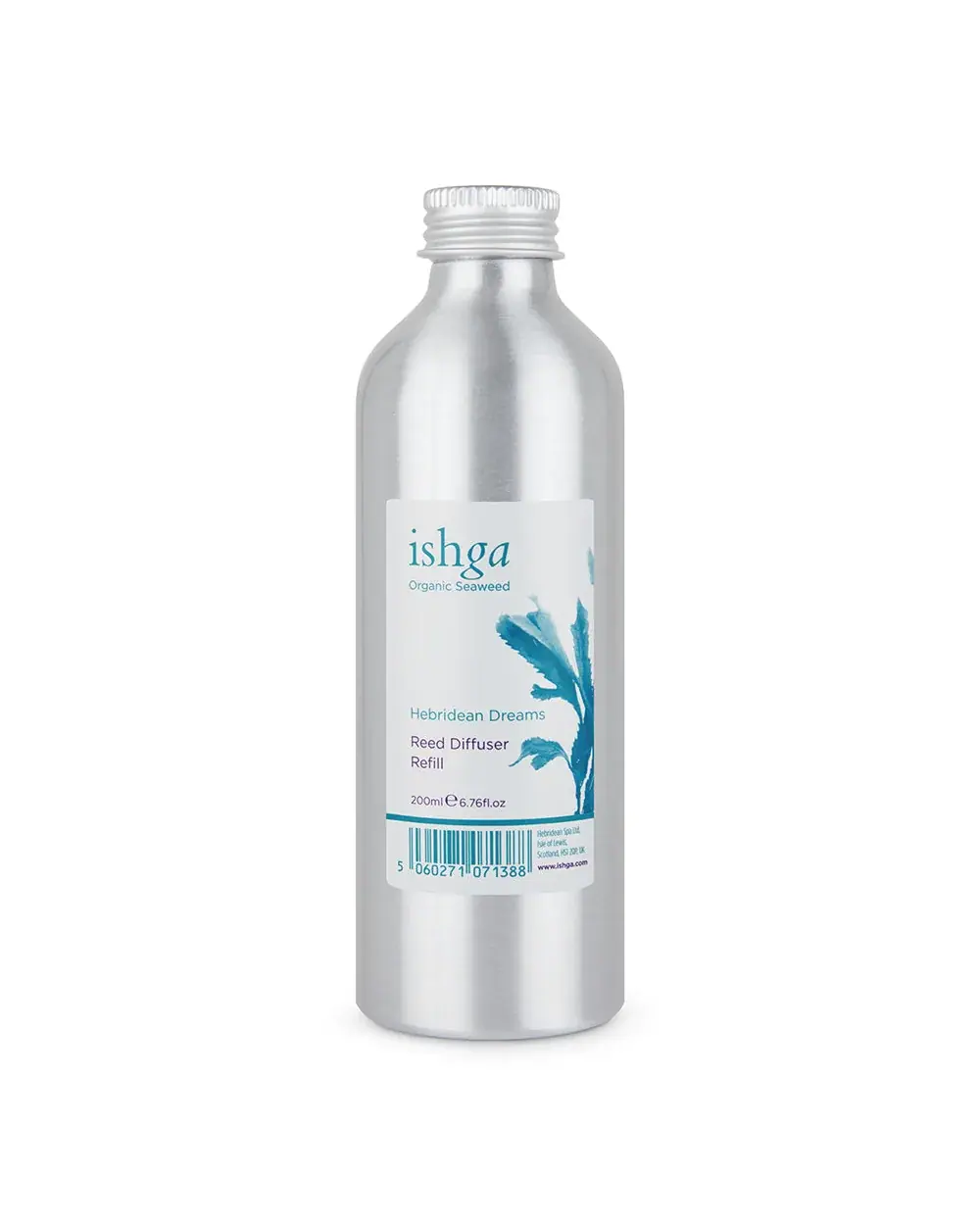 ishga Hebridean Dreams Reed Diffuser Refill 200ml, front view