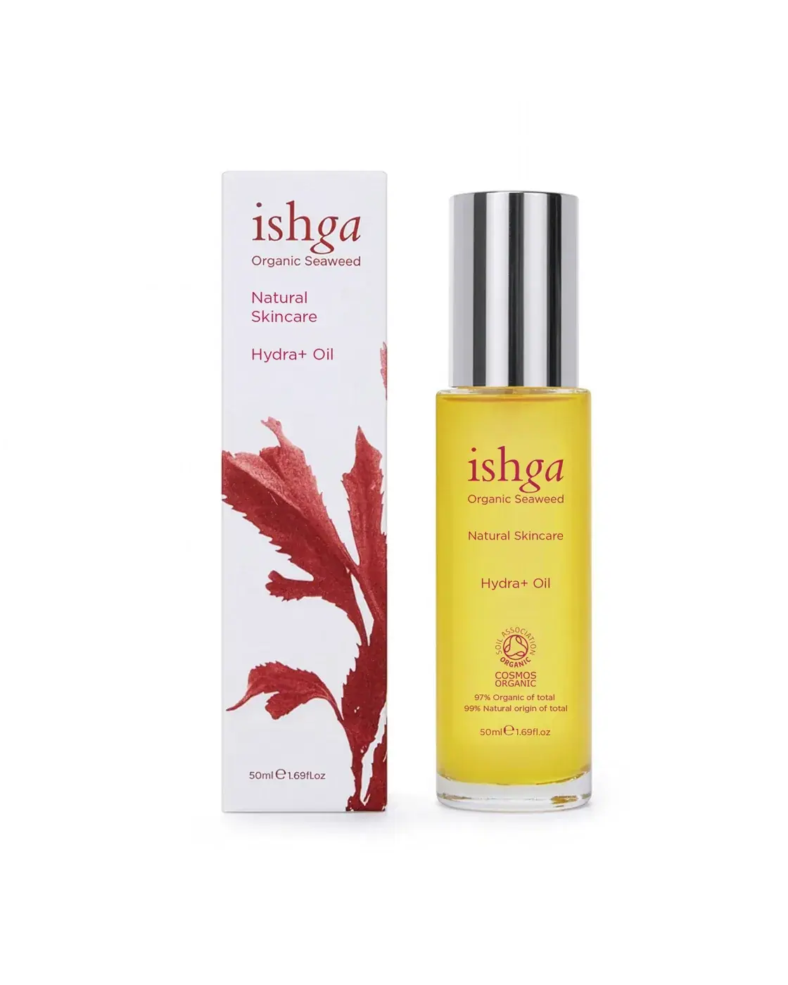 ishga Hydra+ Oil 50ml, front view