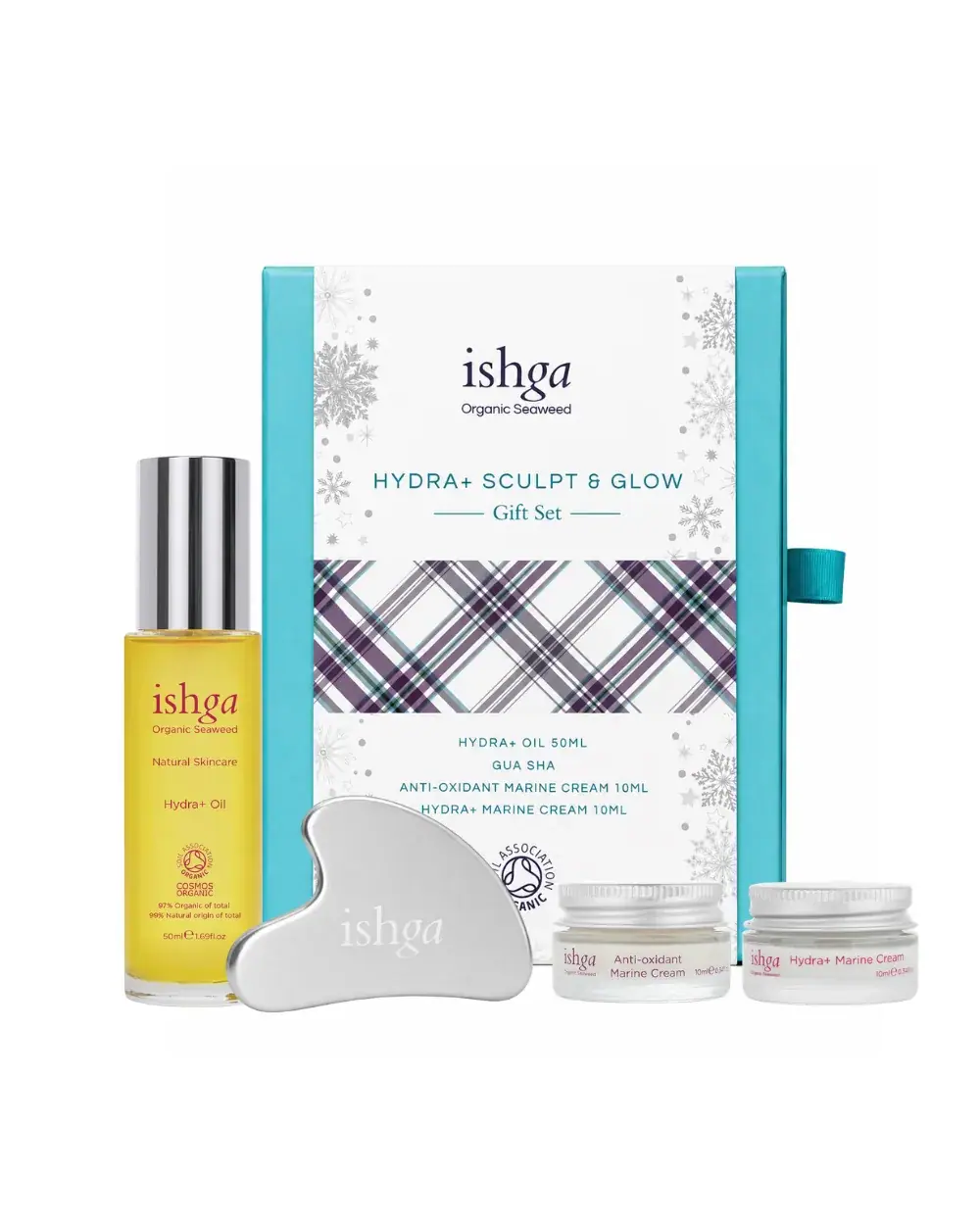 ishga Hydra+ Sculpt & Glow Gift Set, front view