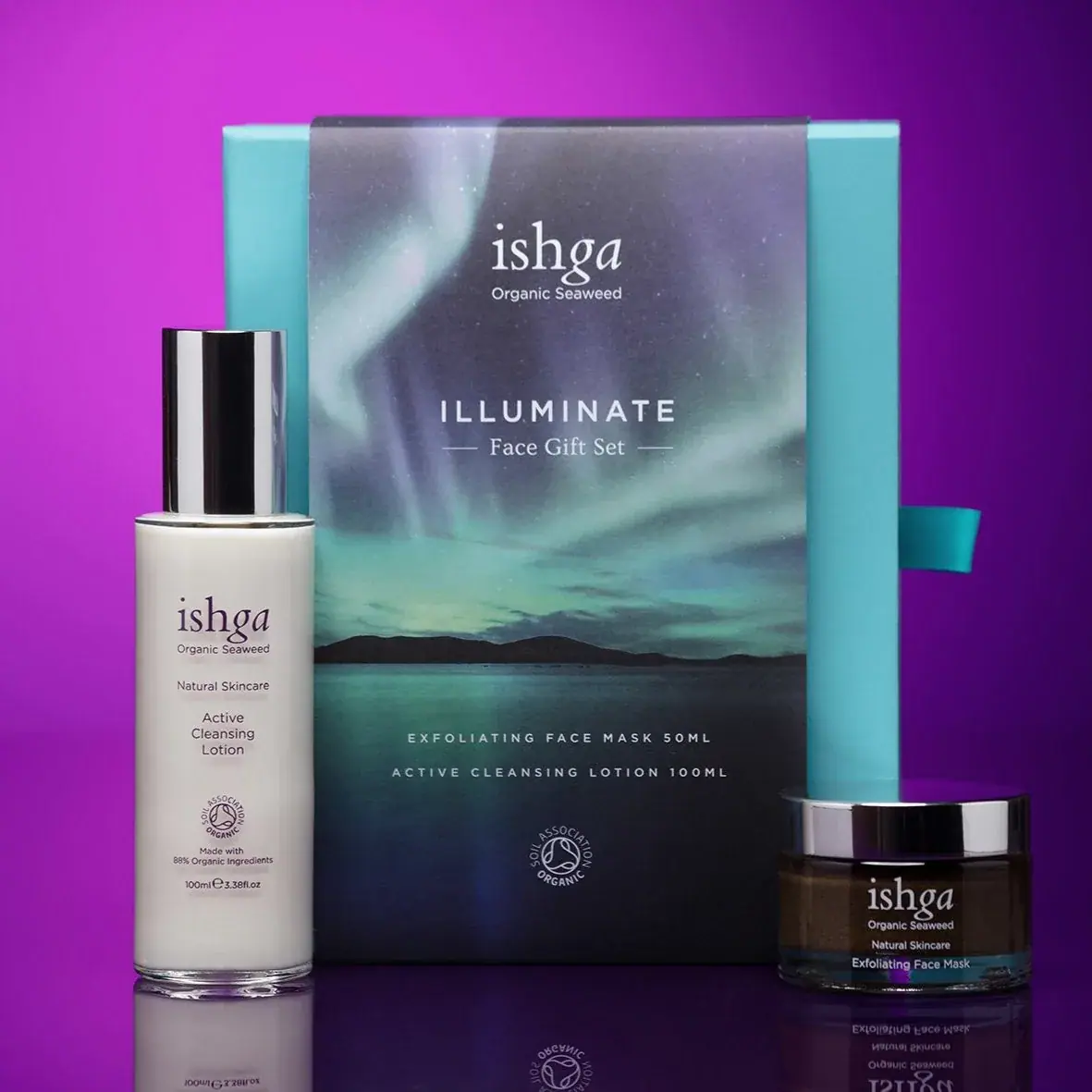 ishga Illuminate Face Spa Gift Set, detail view