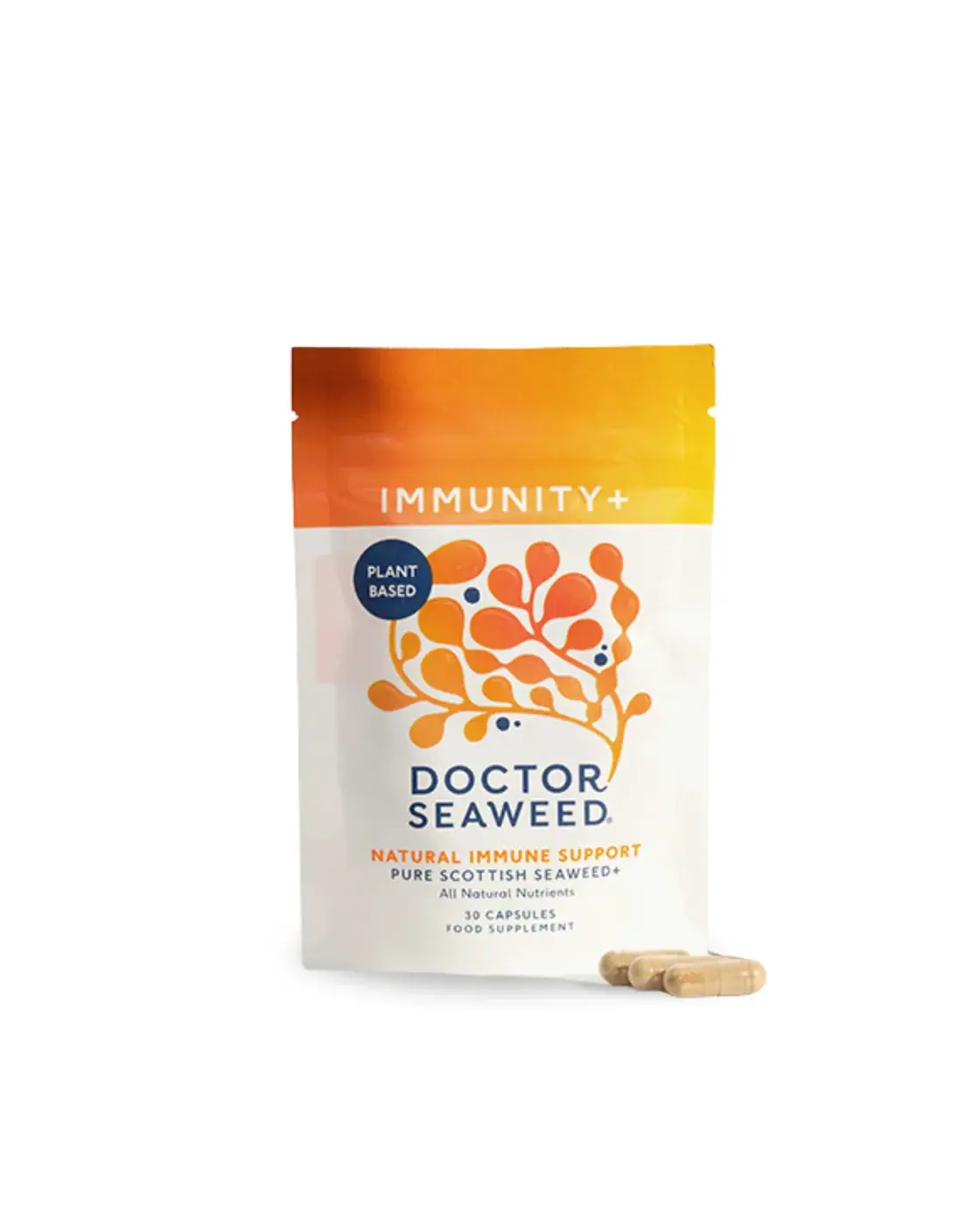ishga Immunity+ Seaweed Supplements, front view