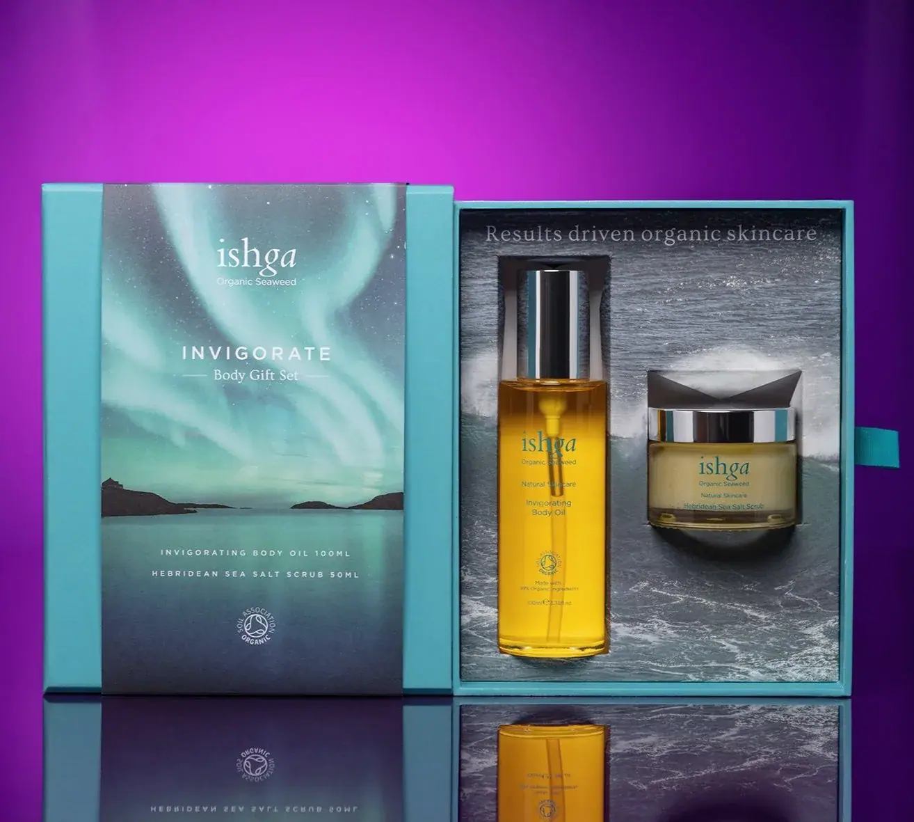 ishga Invigorate Body Spa Gift Set, texture view