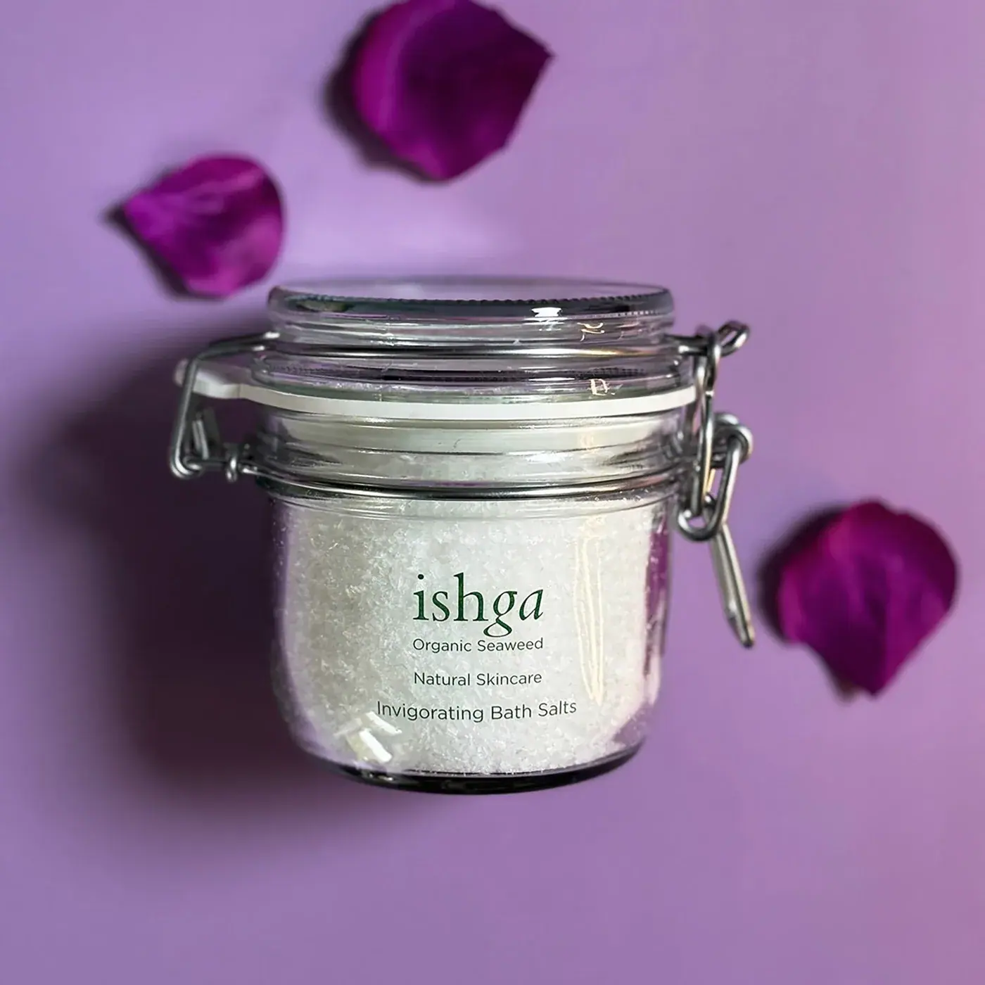 ishga Invigorating Bath Salts 150g, lifestyle view