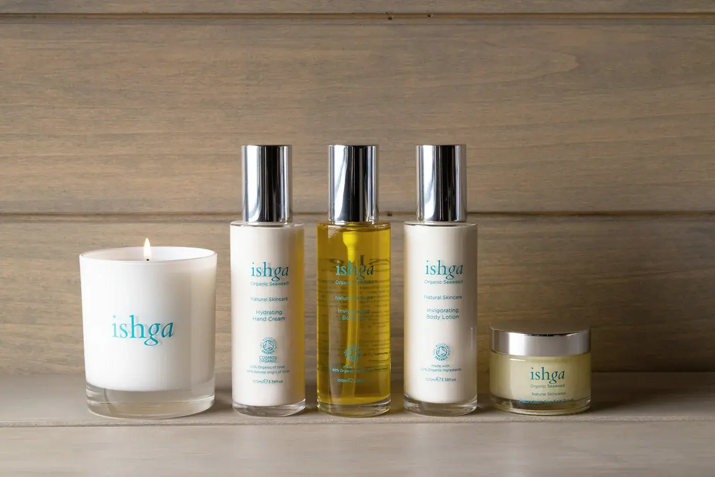 ishga Invigorating Body Collection, detail view