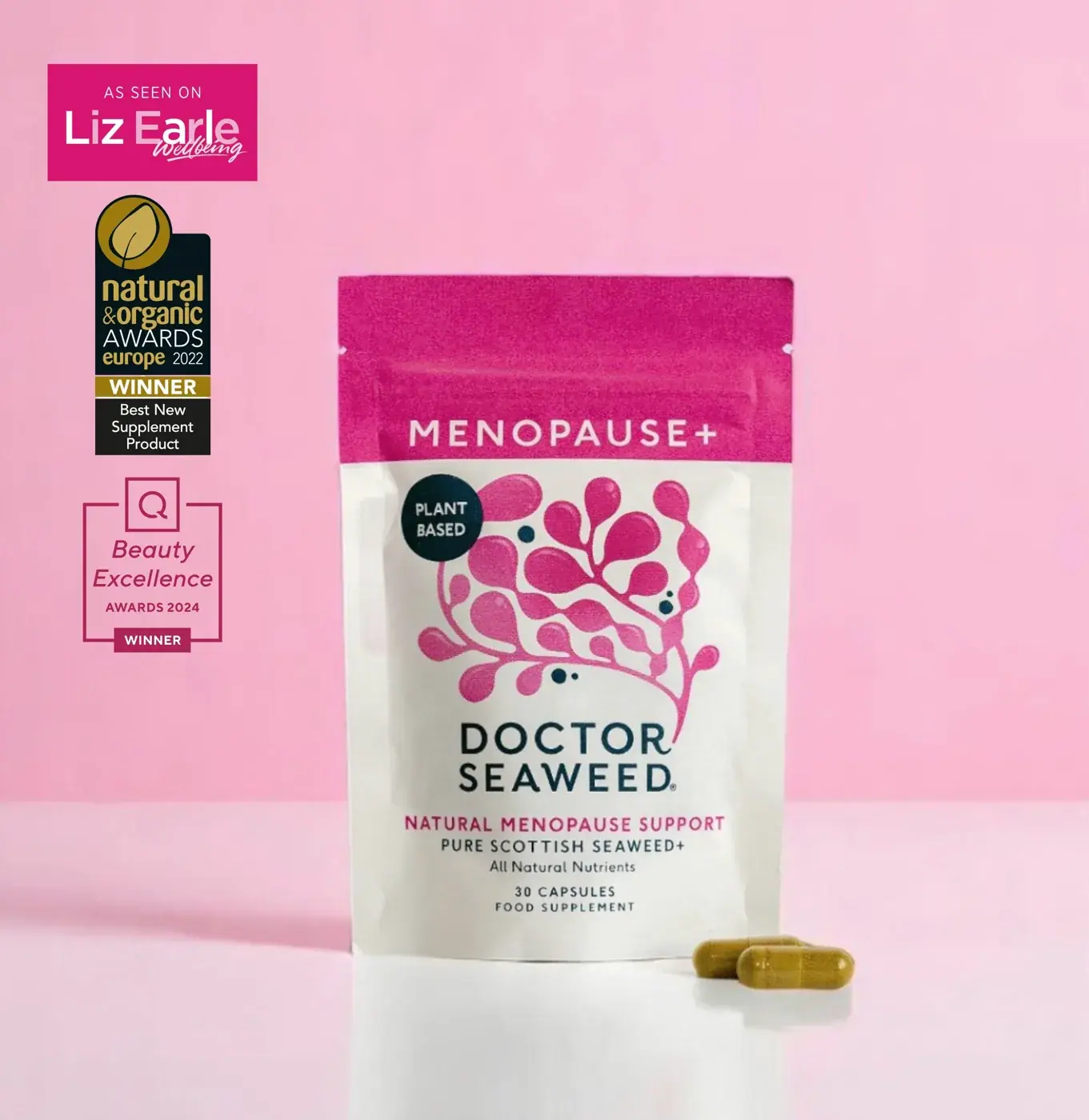 ishga Menopause+ Seaweed Supplements, detail view