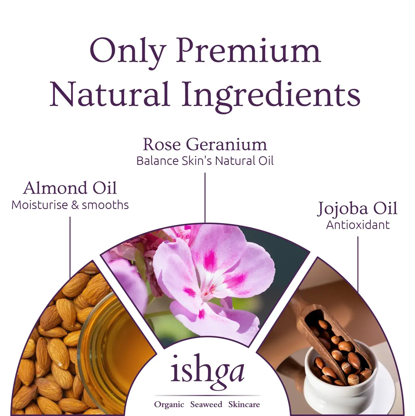 ishga Nourishing Face Oil 10ml, detail view