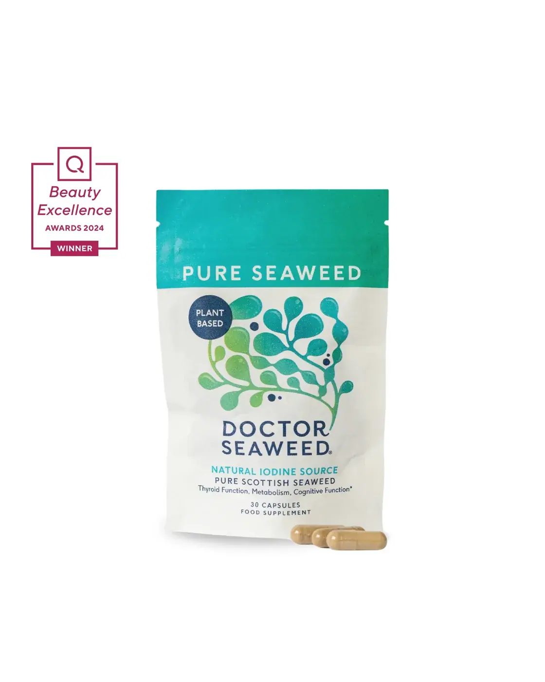 ishga Pure Organic Seaweed Supplements, front view