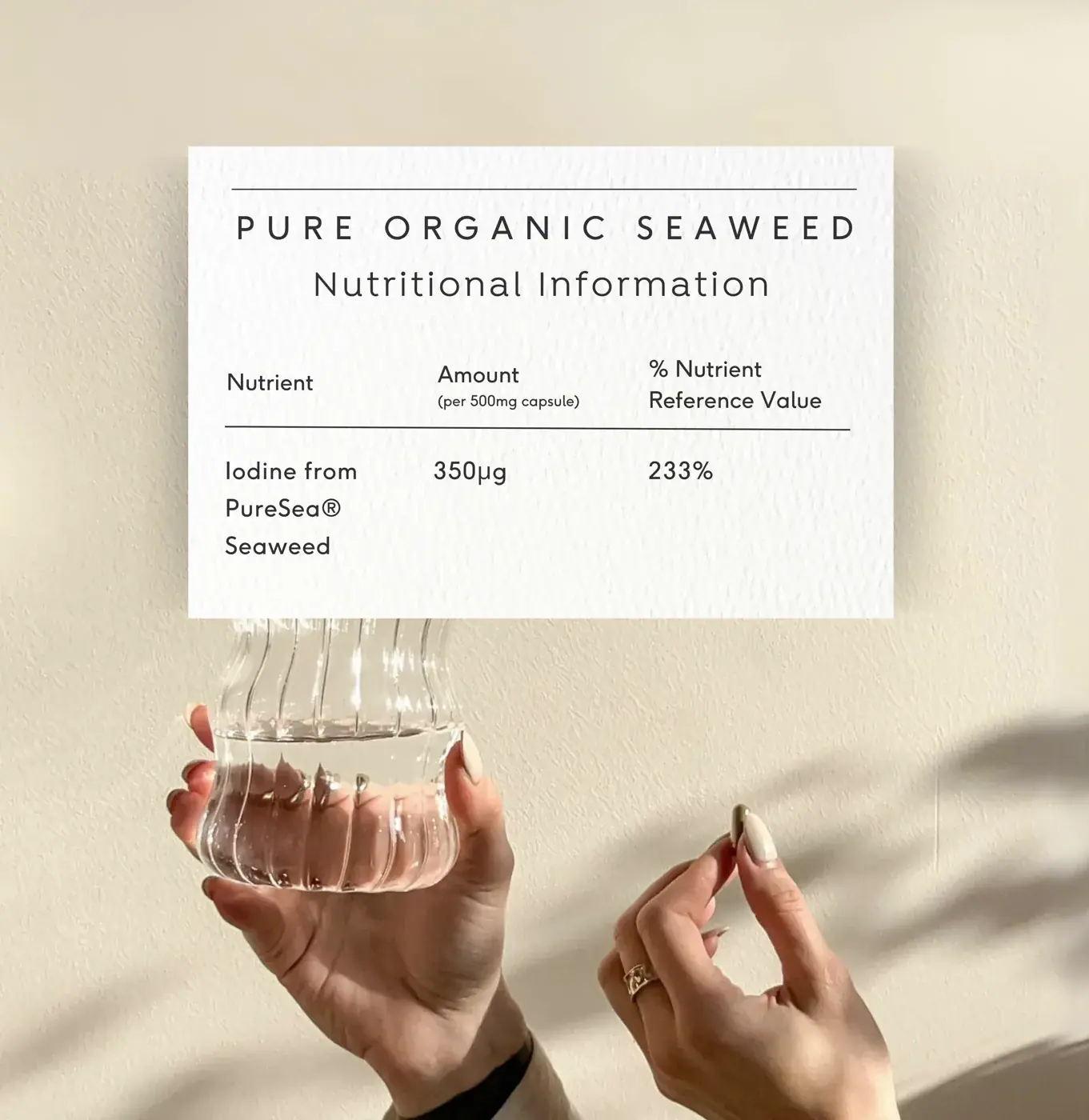 ishga Pure Organic Seaweed Supplements, texture view