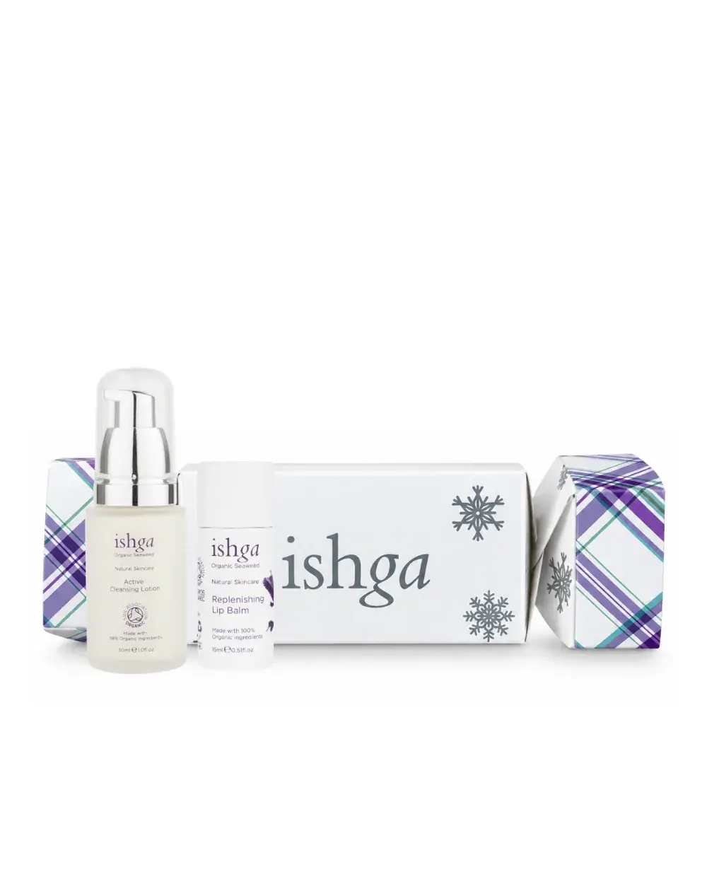 ishga Replenish Cracker Gift, front view