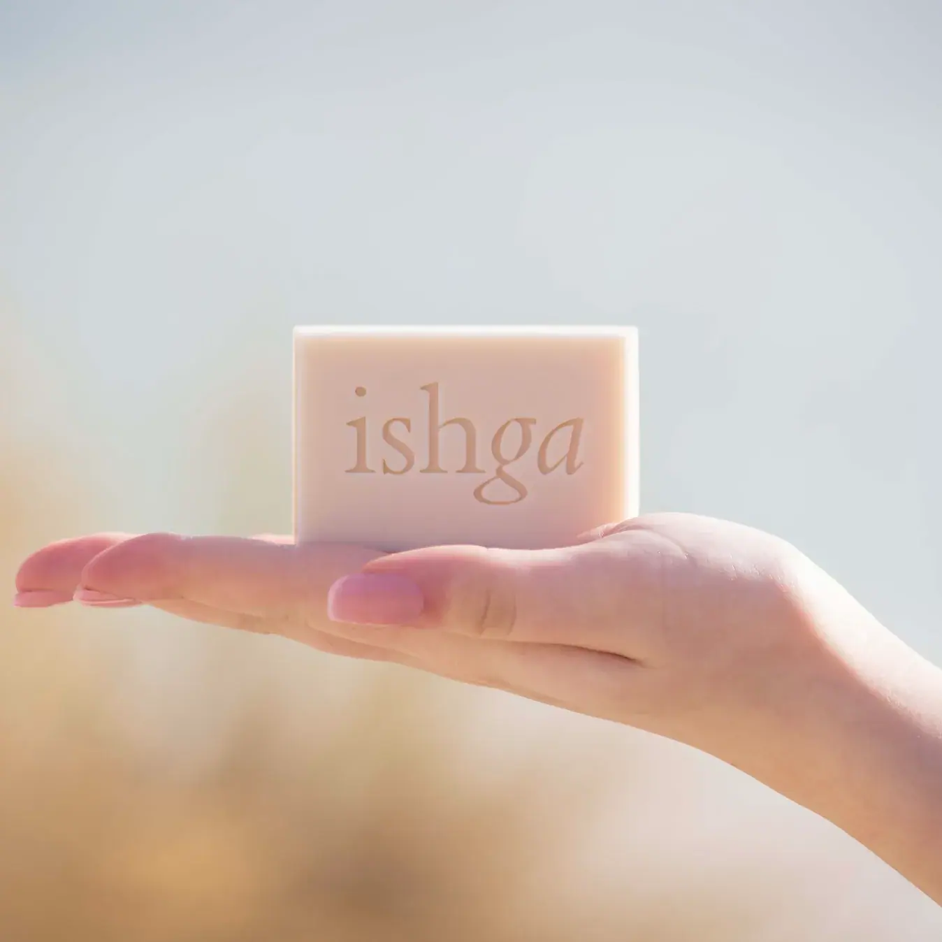 ishga Shampoo & Body Bar 95g, texture view