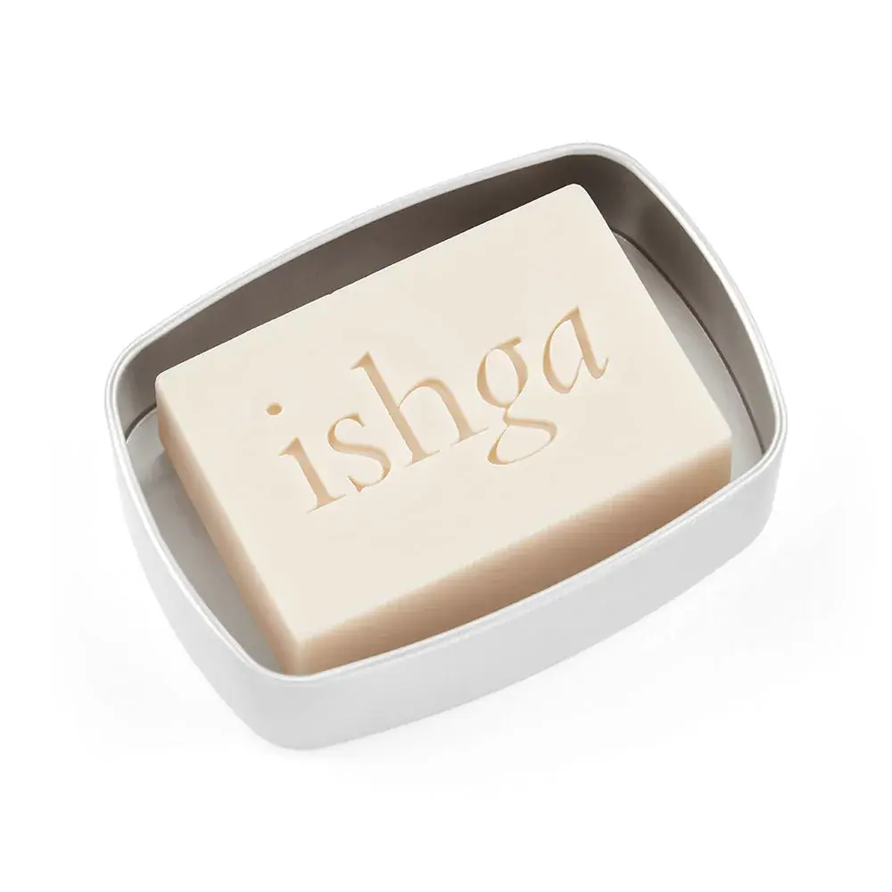 ishga Shampoo & Body Bar Tin, detail view