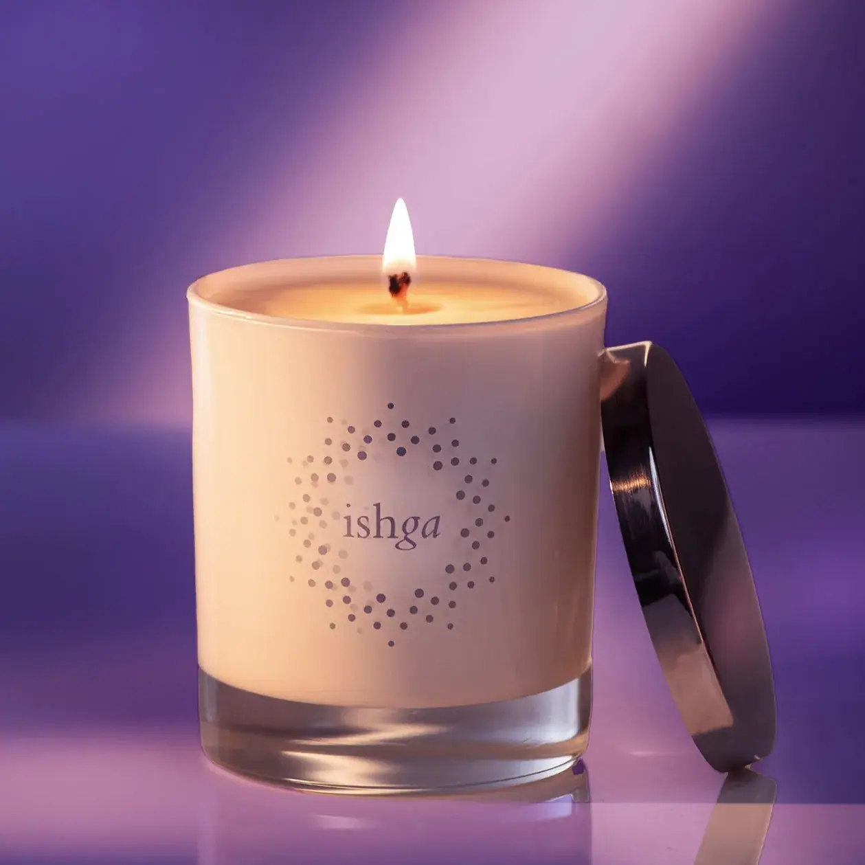 ishga Sonas Candle 30cl, texture view