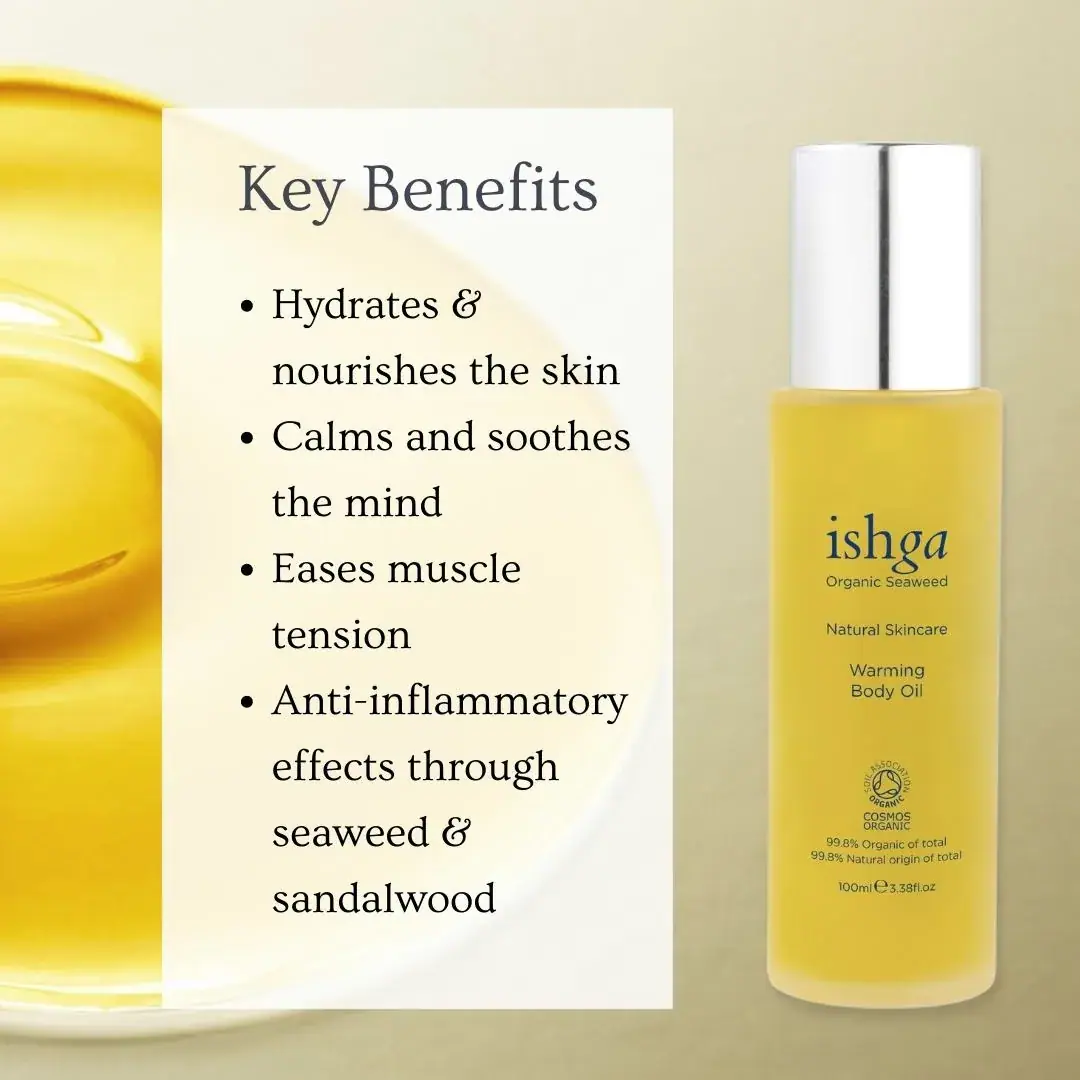 ishga Warming Oil 100ml, detail view