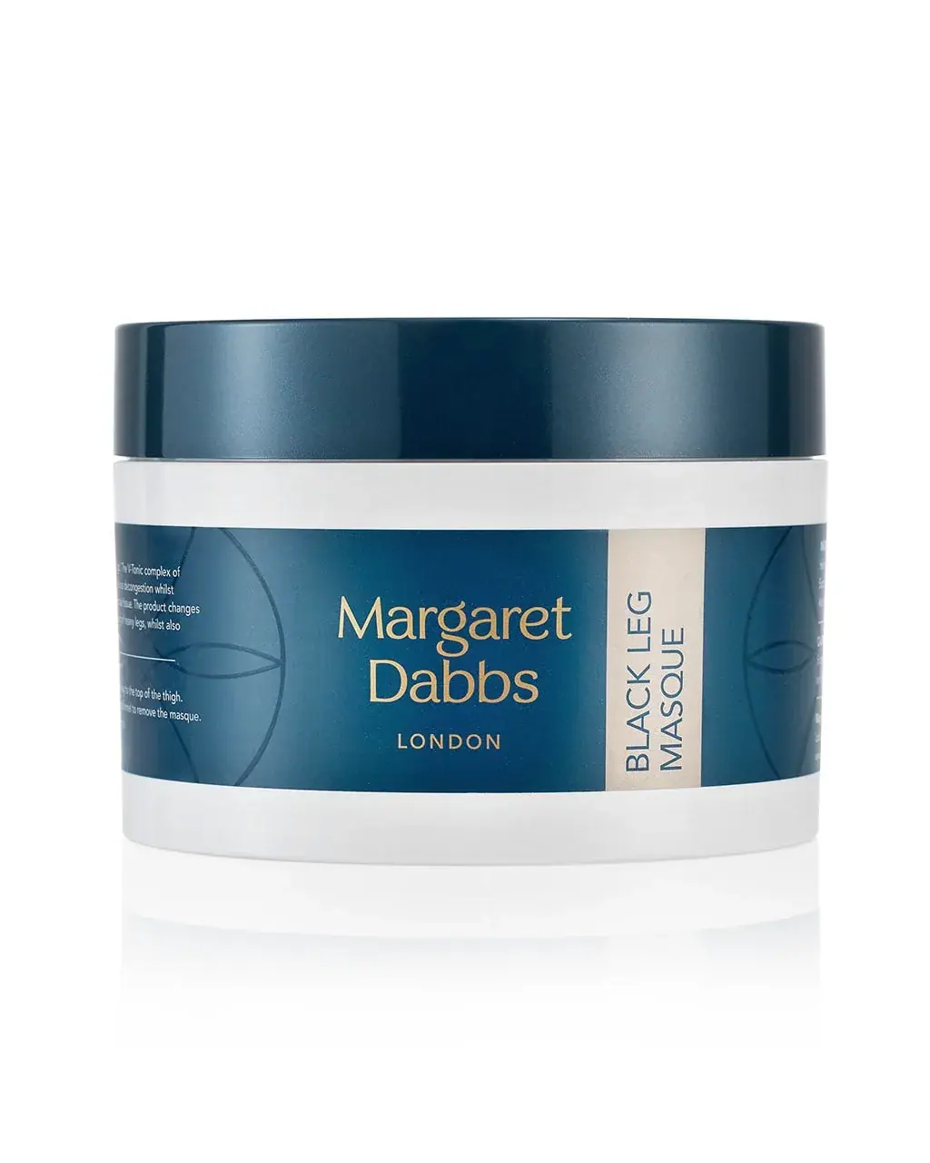 Margaret Dabbs London Black Leg Masque 200g, front view