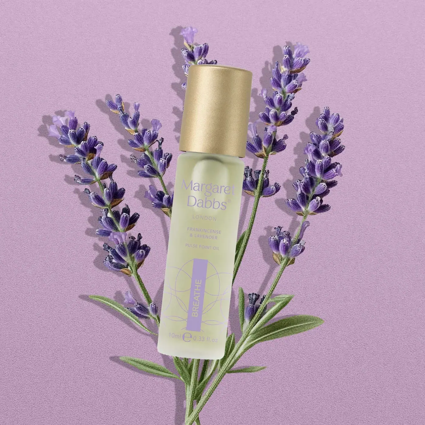 Margaret Dabbs London Breathe Pulse Point Oil Frankincense & Lavender 10ml, alternate view