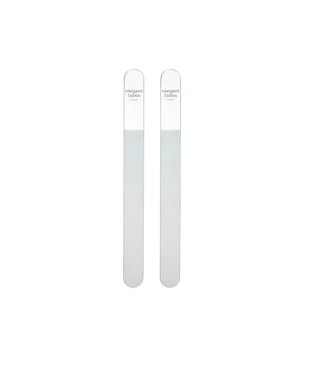Margaret Dabbs London Crystal Nail File Duo, front view