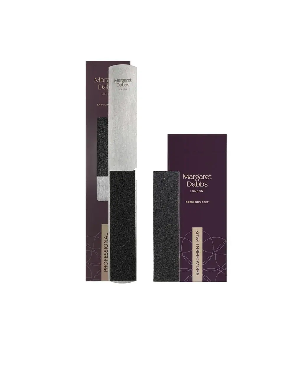 Margaret Dabbs London Foot File & Replacement Pads Set, front view