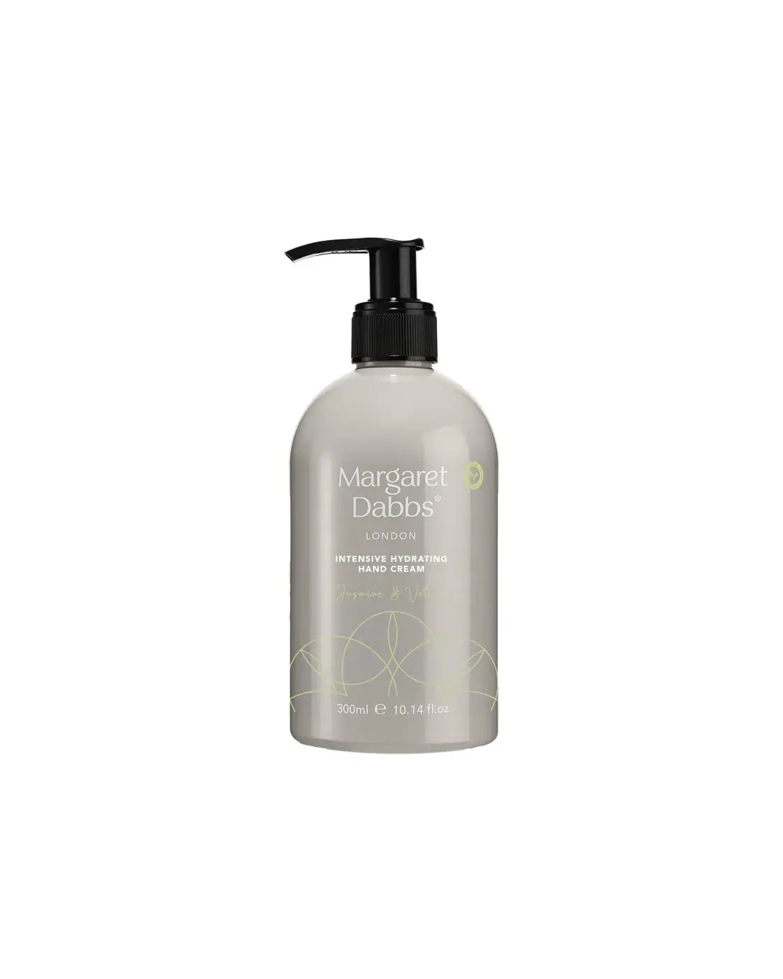 Margaret Dabbs London Intensive Hydrating Hand Cream with Jasmine & Vetiver 300ml, front view