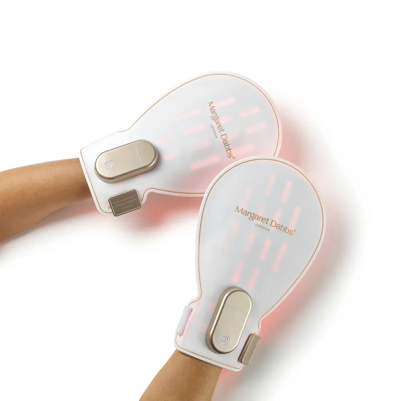 Margaret Dabbs London LED Hand Mitts, lifestyle view