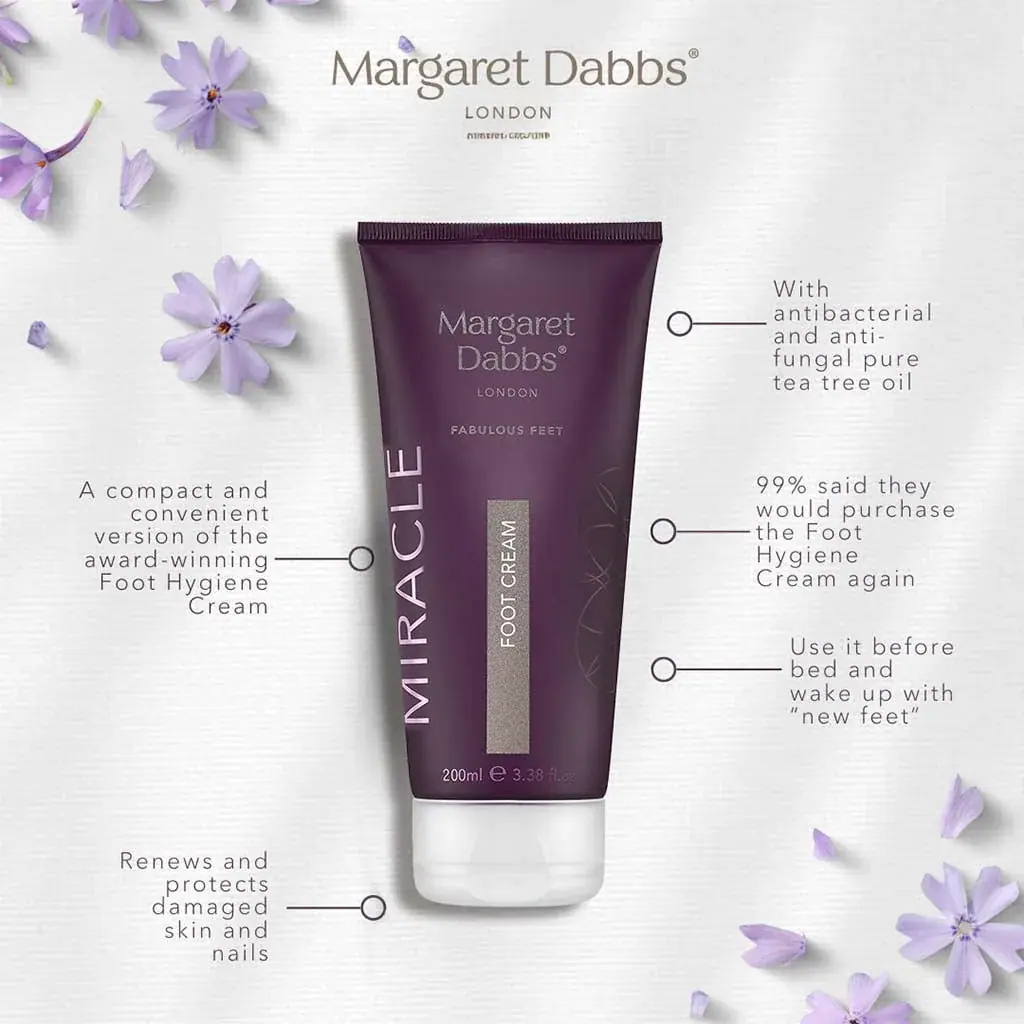 Margaret Dabbs London Miracle Foot Cream 45ml, lifestyle view