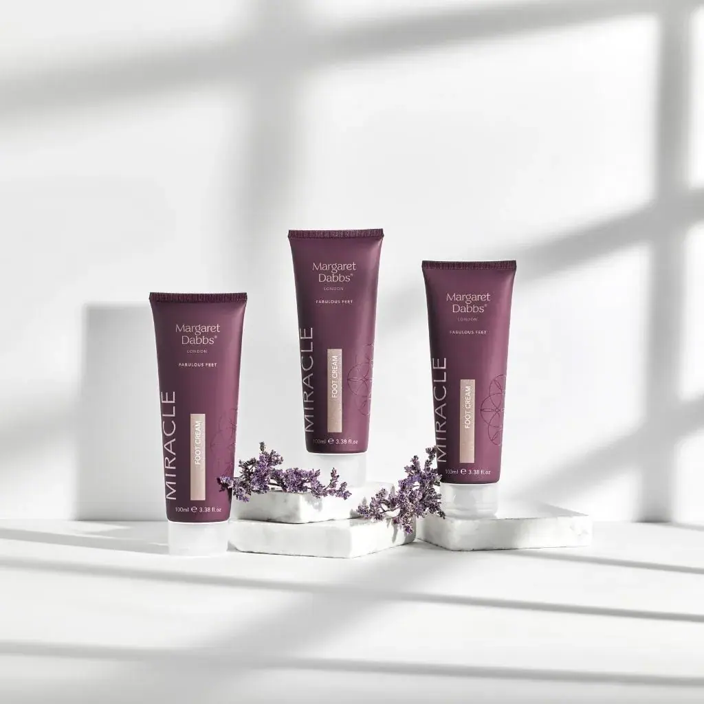 Margaret Dabbs London Miracle Foot Cream and Foot File Duo, texture view