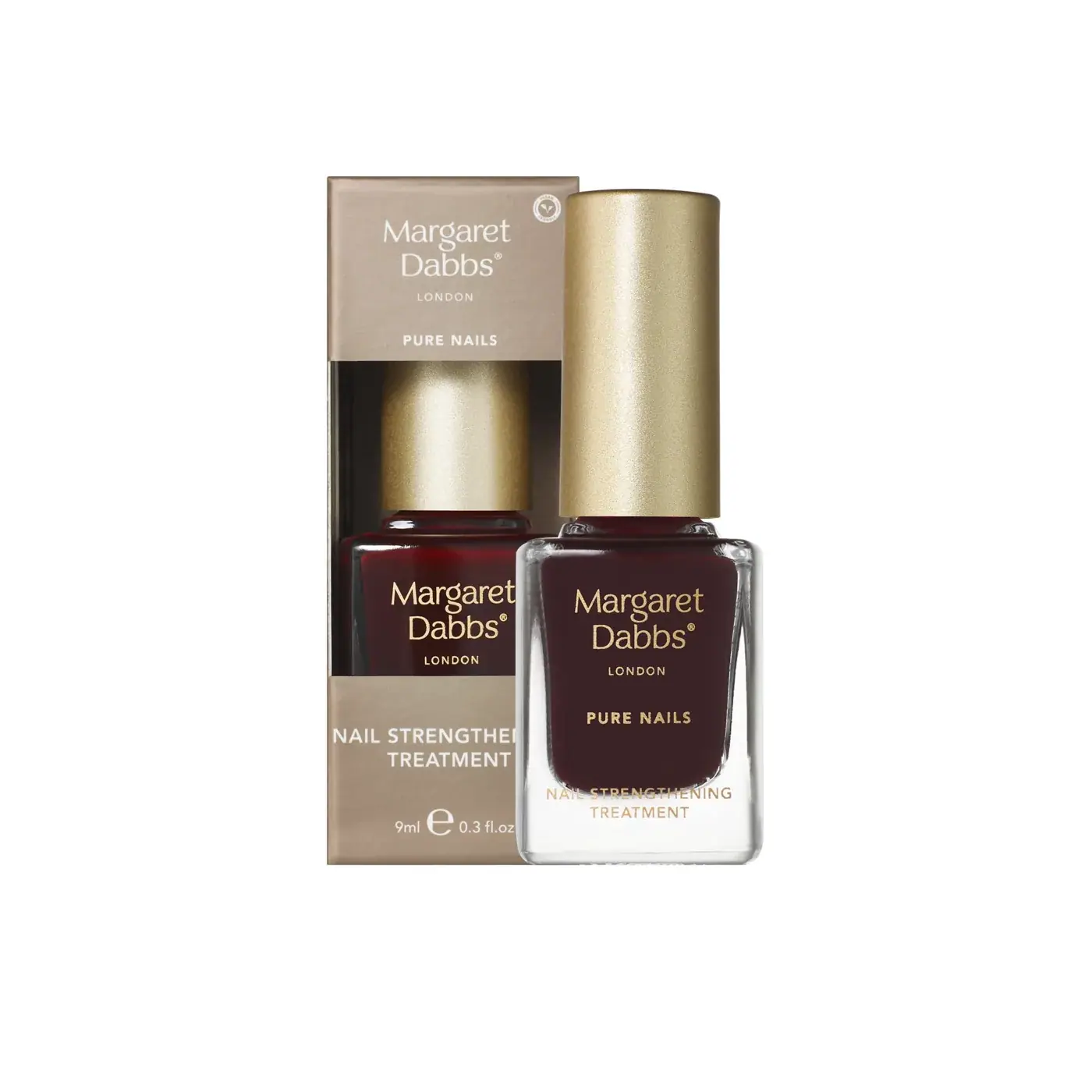 Margaret Dabbs London Nail Strengthening Treatment | The Liberty 9ml, detail view