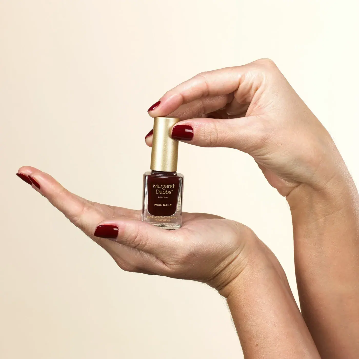 Margaret Dabbs London Nail Strengthening Treatment | The Liberty 9ml, lifestyle view