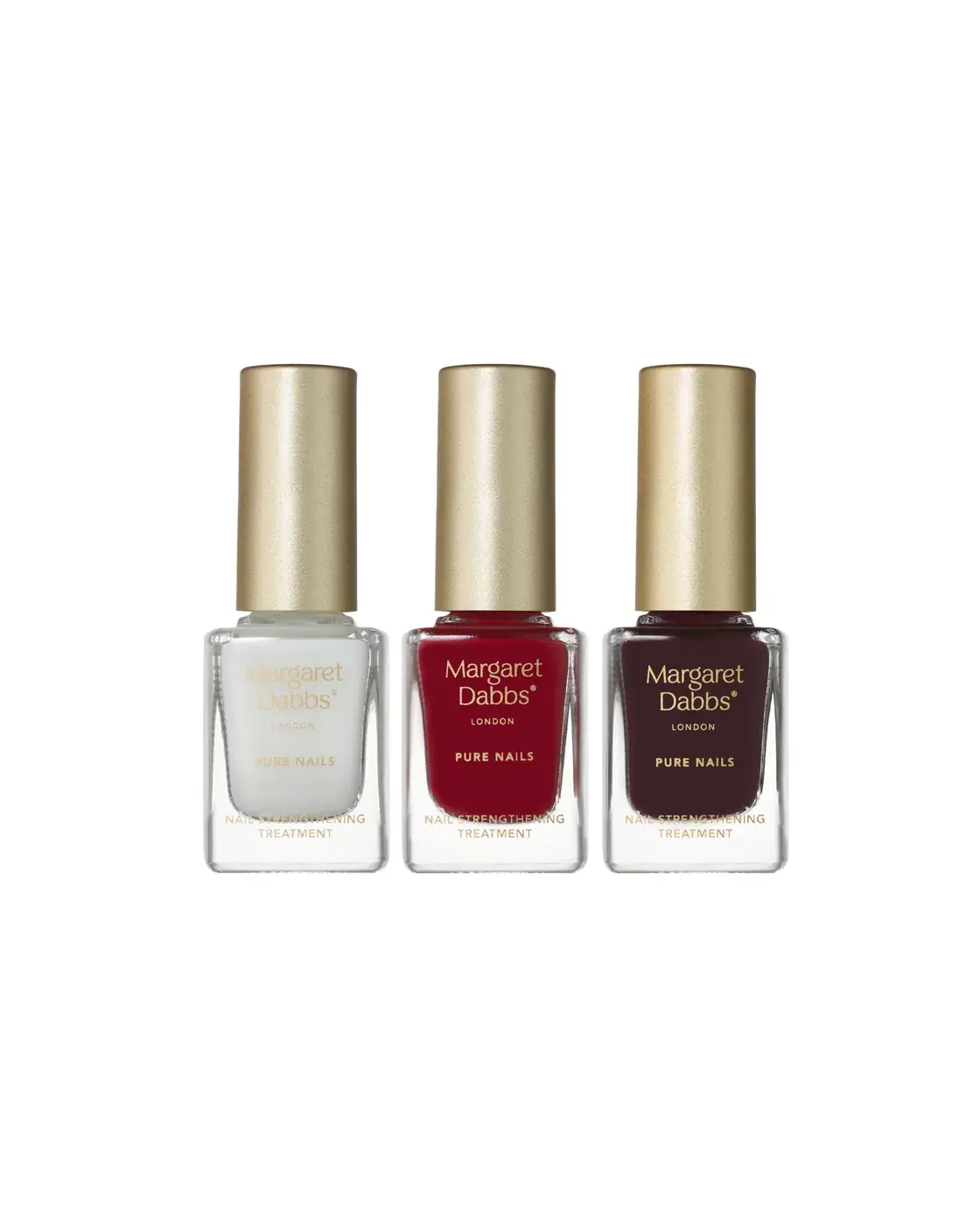 Margaret Dabbs London Nail Strengthening Treatment Trio, front view