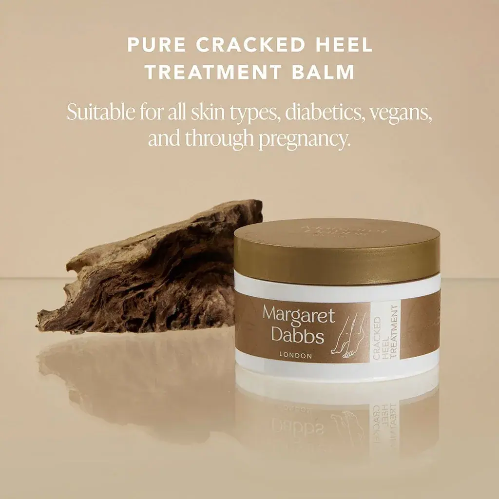 Margaret Dabbs London PURE Cracked Heel Treatment Balm Pot 140ml, texture view