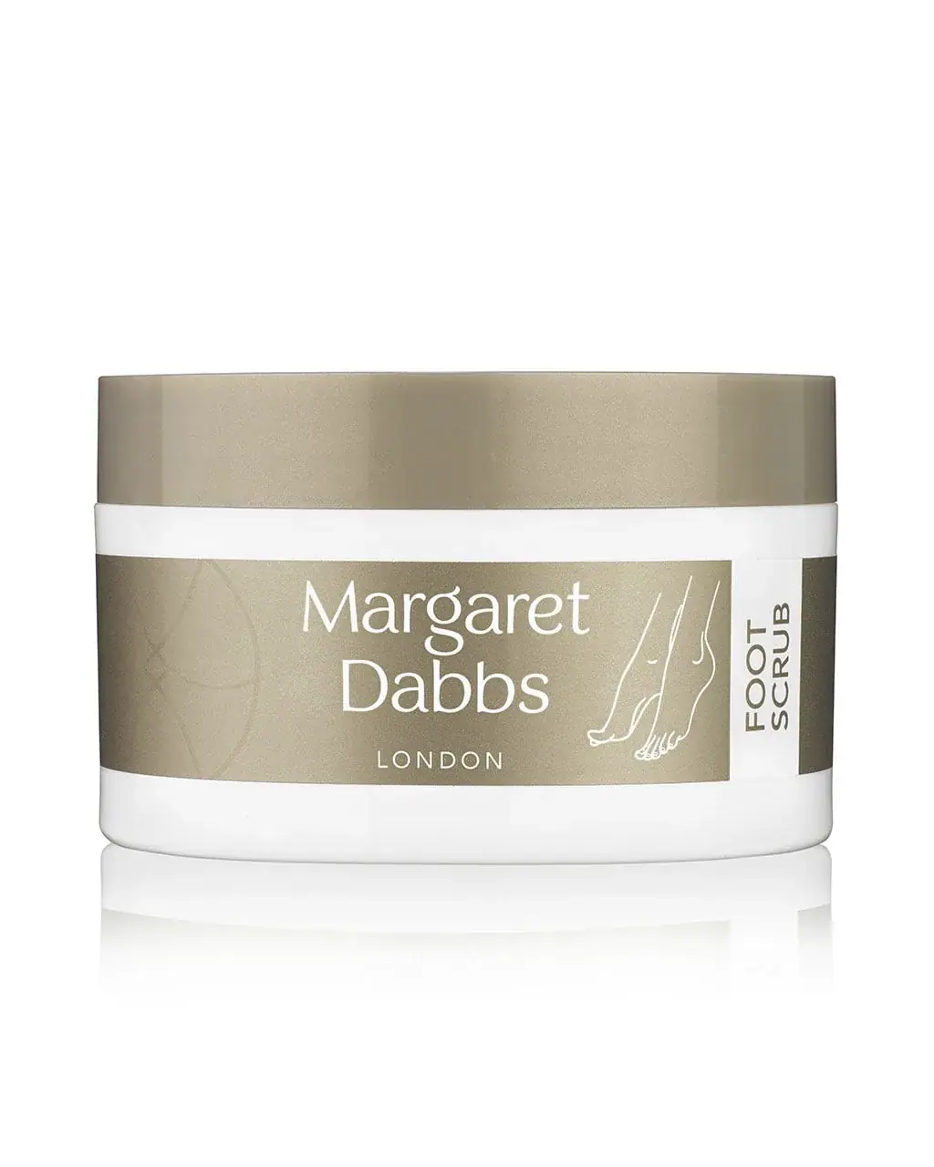 Margaret Dabbs London PURE Natural Foot Scrub 100ml, front view