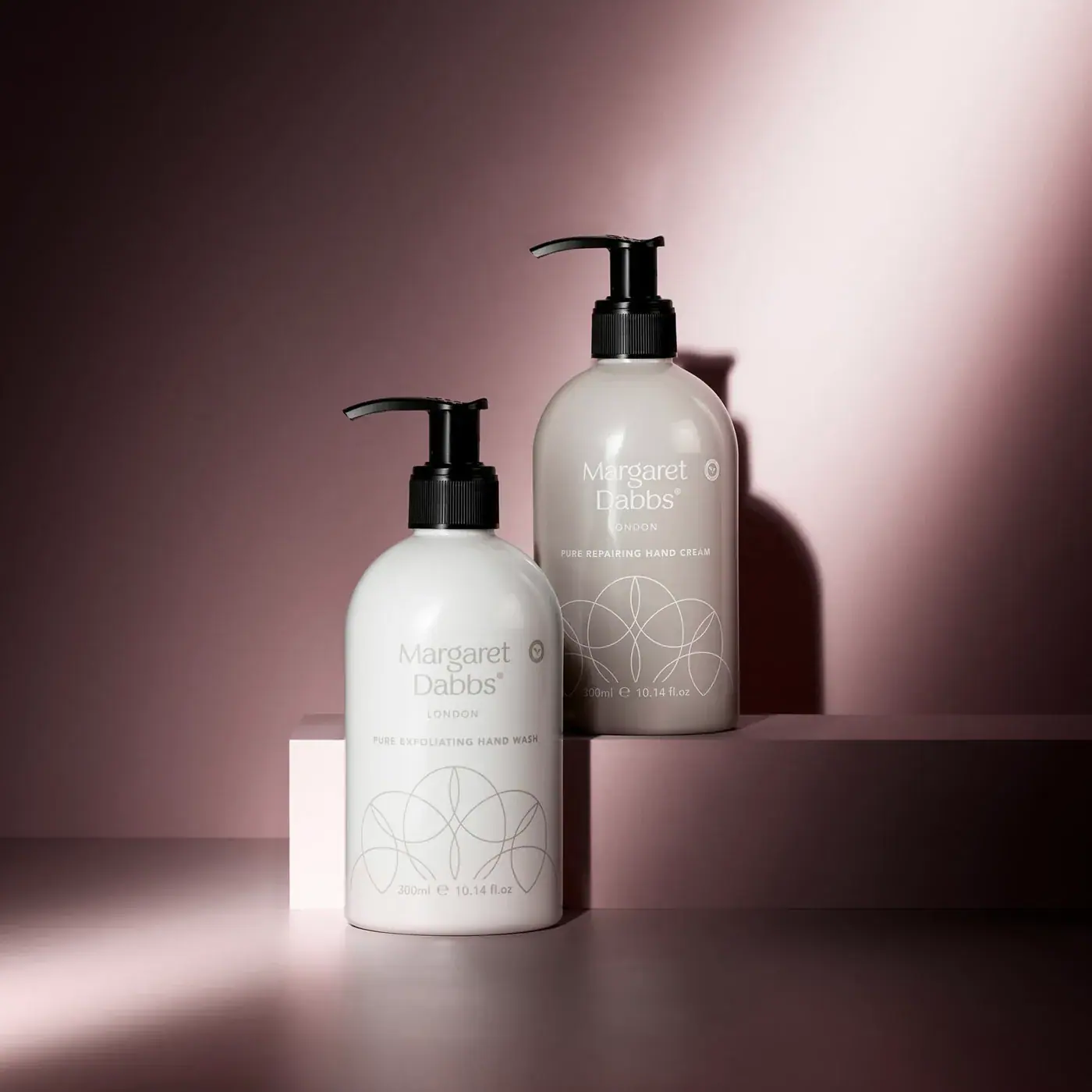 Margaret Dabbs London PURE Repairing Hand Cream & PURE Exfoliating Hand Wash Duo 300ml, detail view