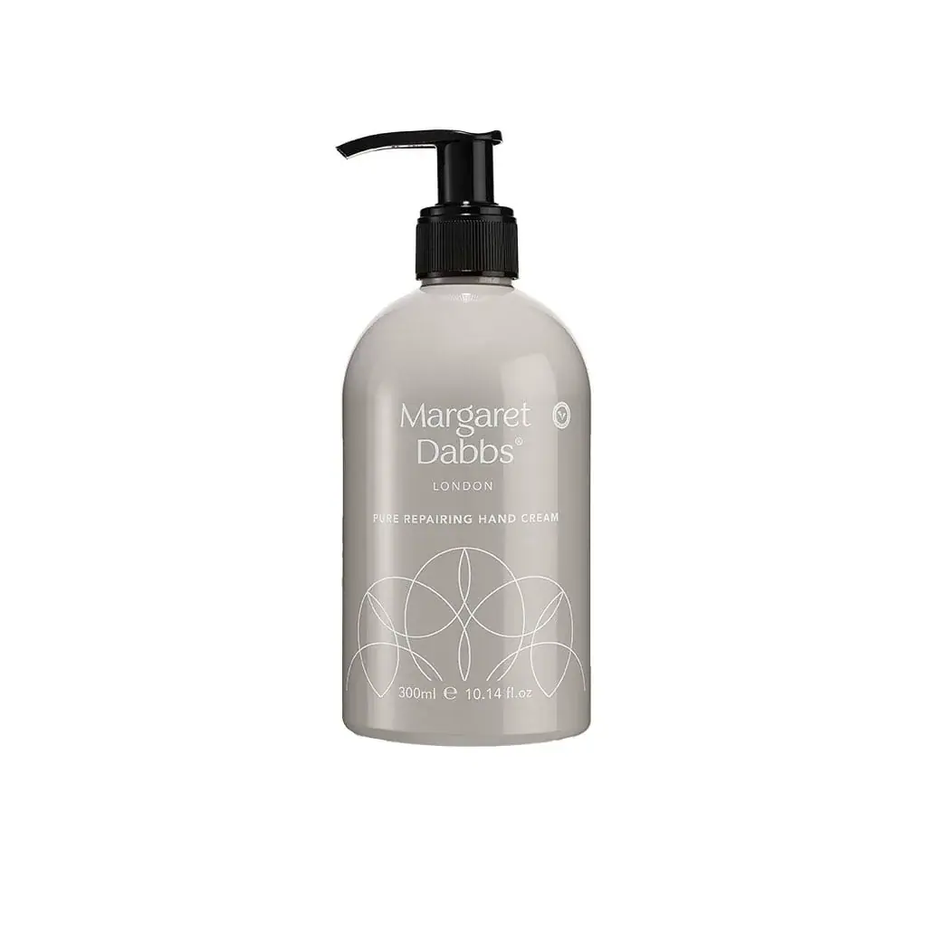 Margaret Dabbs London PURE Repairing Hand Cream & PURE Exfoliating Hand Wash Duo 300ml, lifestyle view