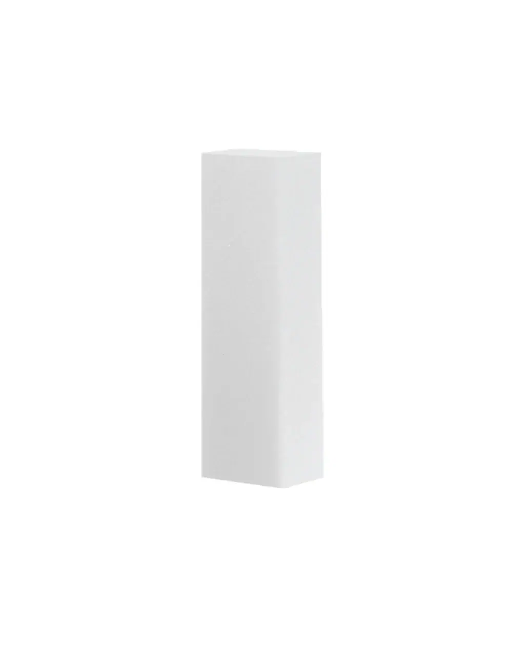 Margaret Dabbs London White Block Buffer, front view