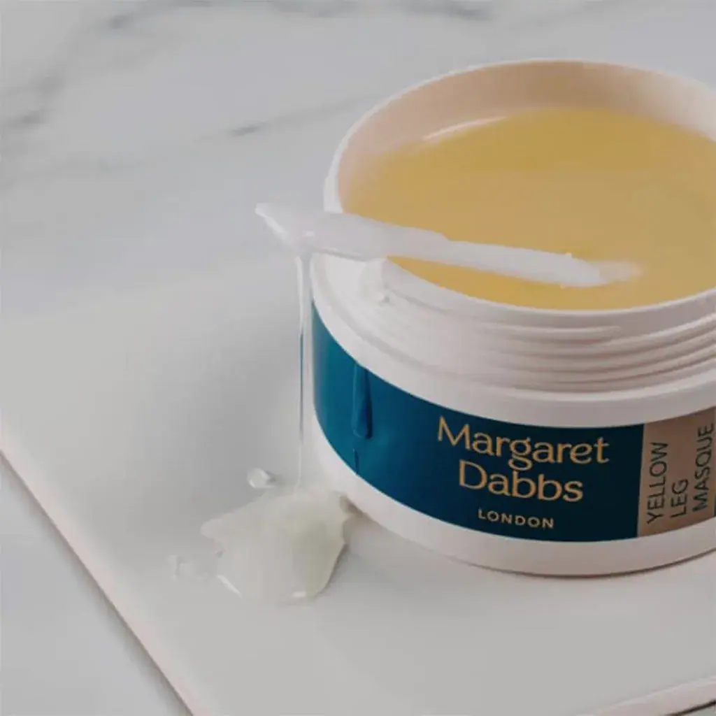 Margaret Dabbs London Yellow Leg Masque 175ml, texture view