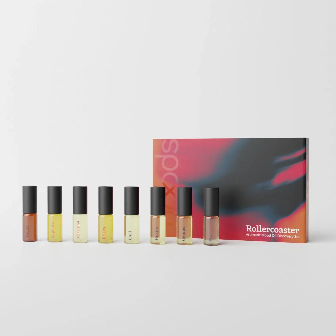 MOODS Rollercoaster (8 Mini-MoodRollers) 8 x 3ml, lifestyle view