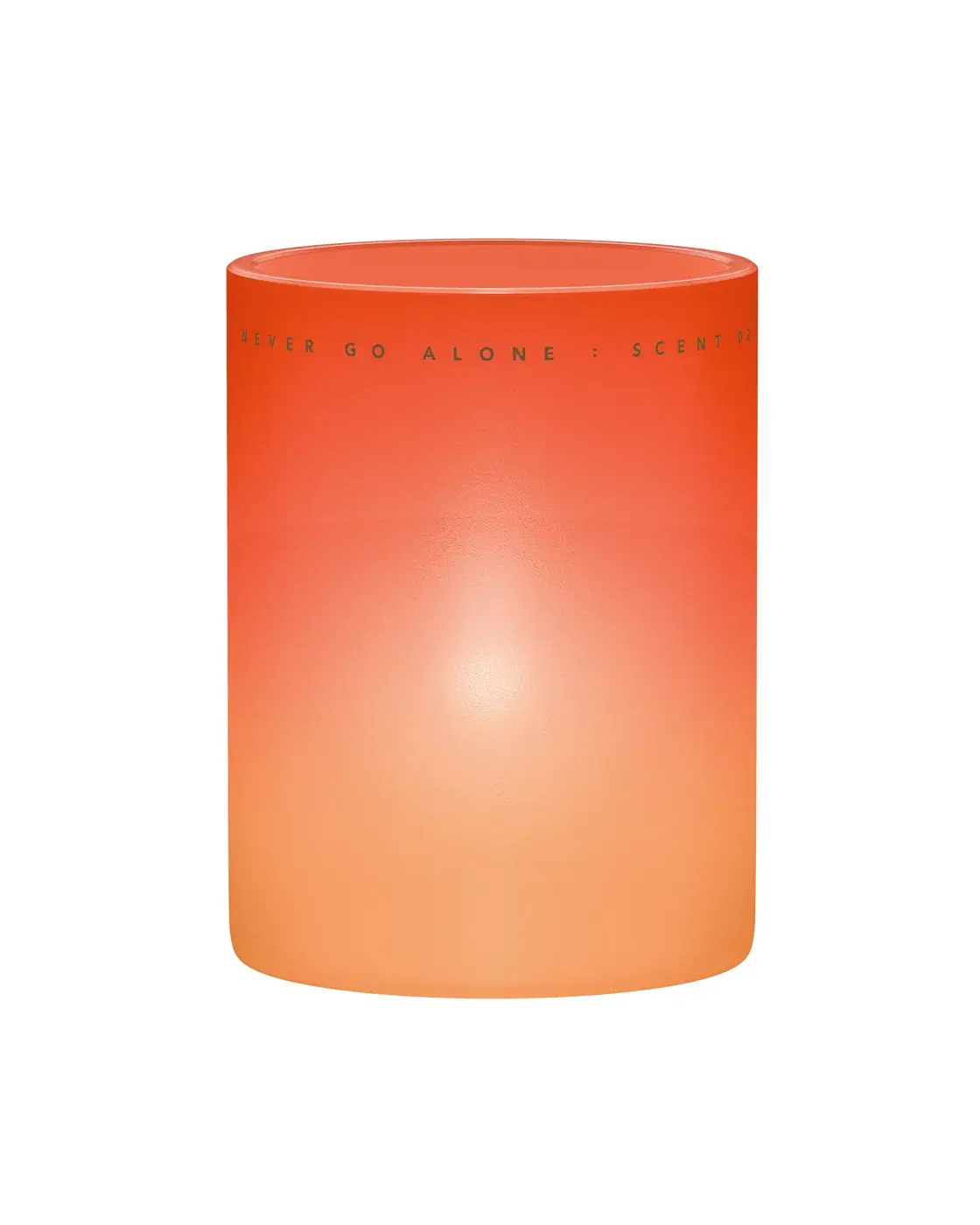 Never Go Alone Luminary Woods Candle Never Go Alone Luminary Woods Candle, front view