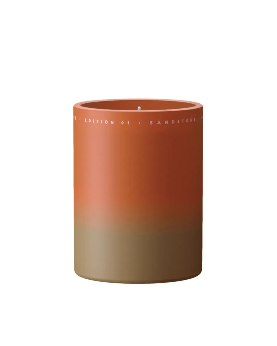 Never Go Alone Sandstone Candle Never Go Alone Sandstone Candle, front view