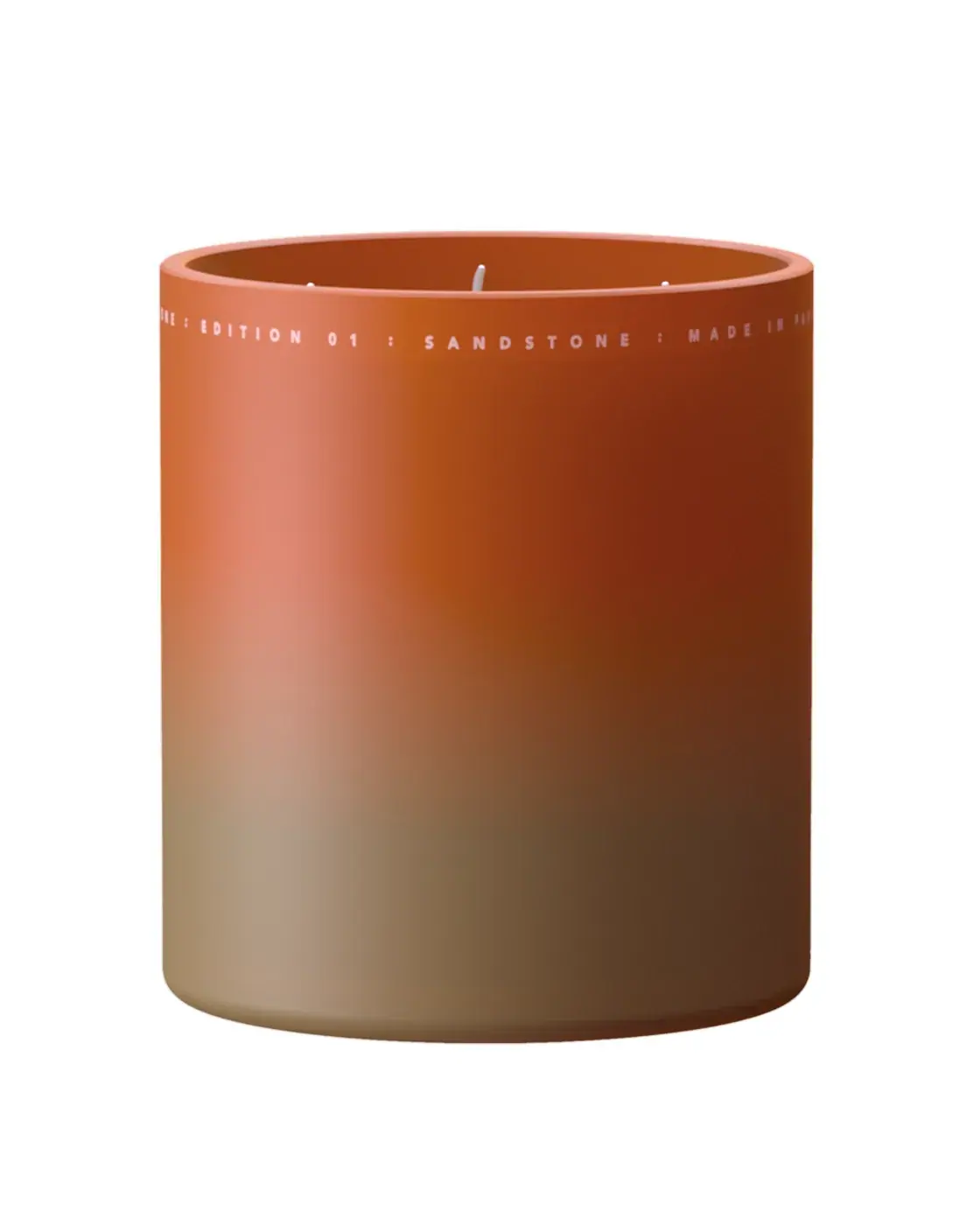 Never Go Alone Sandstone Candle XXL Never Go Alone Sandstone Candle XXL, front view